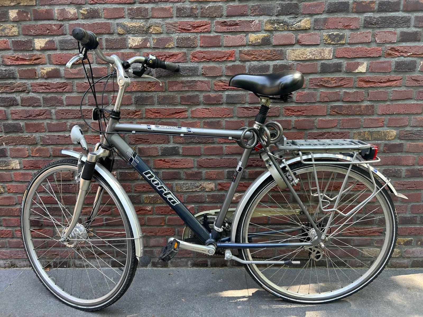 Norta Survival Herenfiets, Fietsen en Brommers, Gebruikt, Velgrem, Versnellingen, 57 tot 61 cm