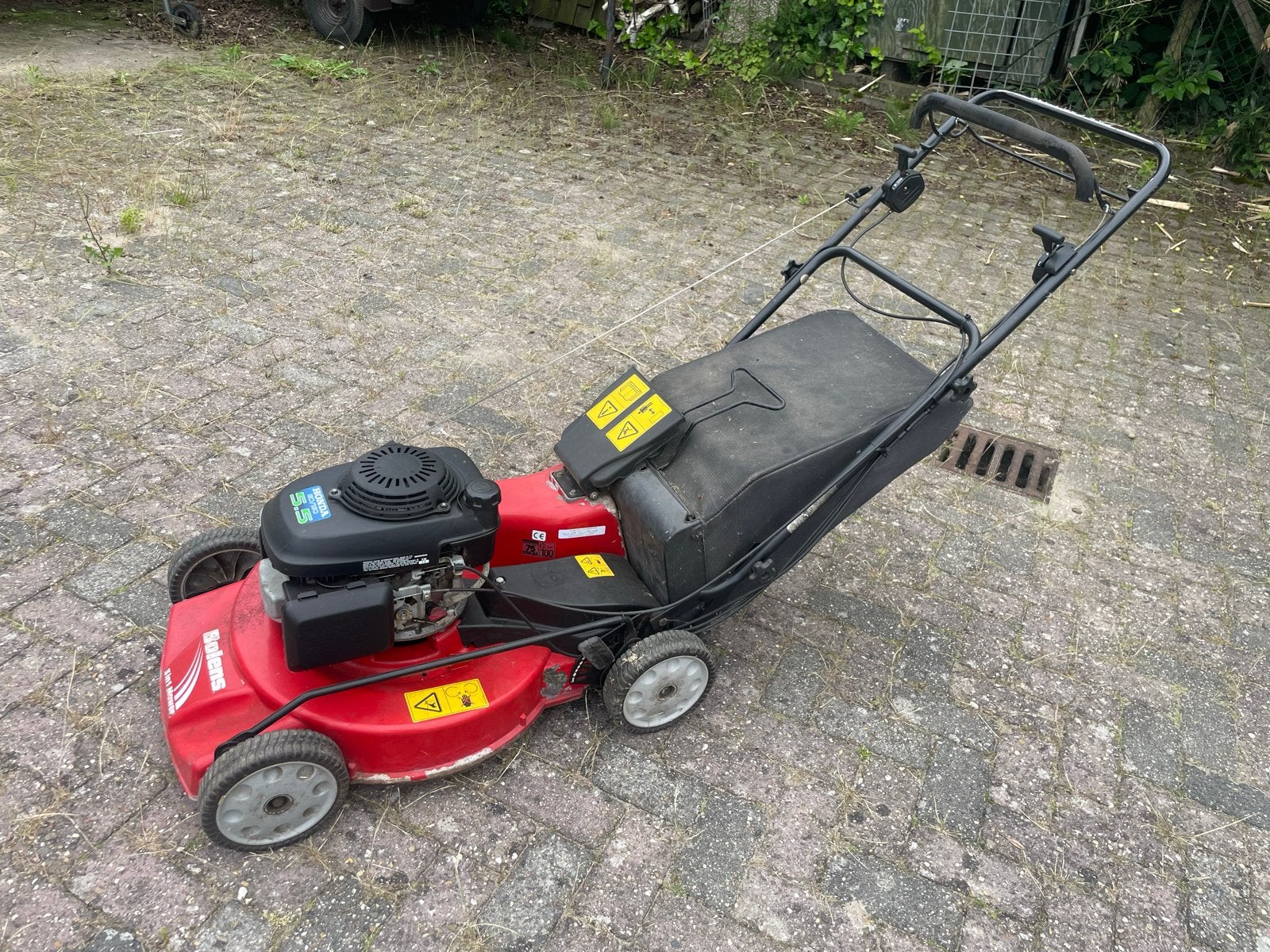 Bolens grasmaaier met Honda motor - goed onderhouden, Ophalen, Cirkelmaaier, Gebruikt, Opvangbak