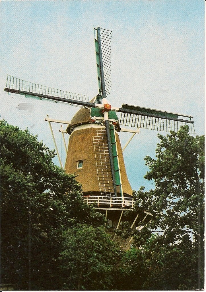 Ansichtkaart Olst, Molen Bökkers, Ophalen of Verzenden, 1980 tot heden, Ongelopen, Overijssel