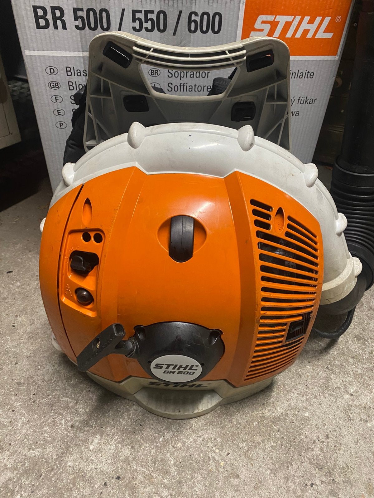 Hele nette Stihl br600 bladblazer, Ophalen of Verzenden, Zo goed als nieuw, Benzine