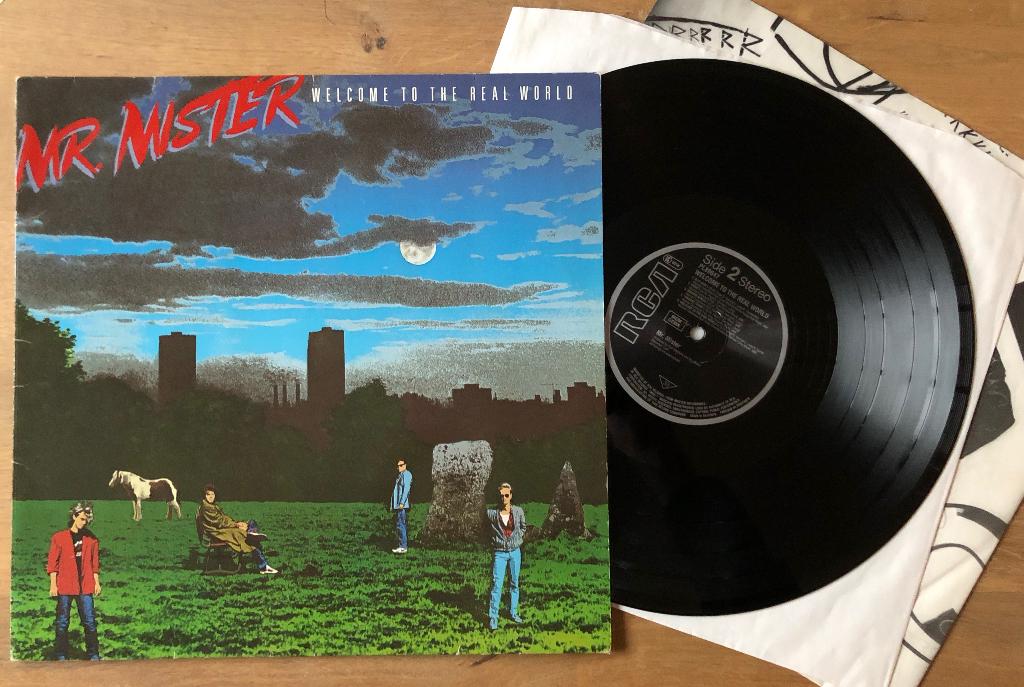 MR. MISTER - Welcome to the real world ( LP ), Cd's en Dvd's, Vinyl | Rock, Ophalen of Verzenden, Zo goed als nieuw, 12 inch, Poprock