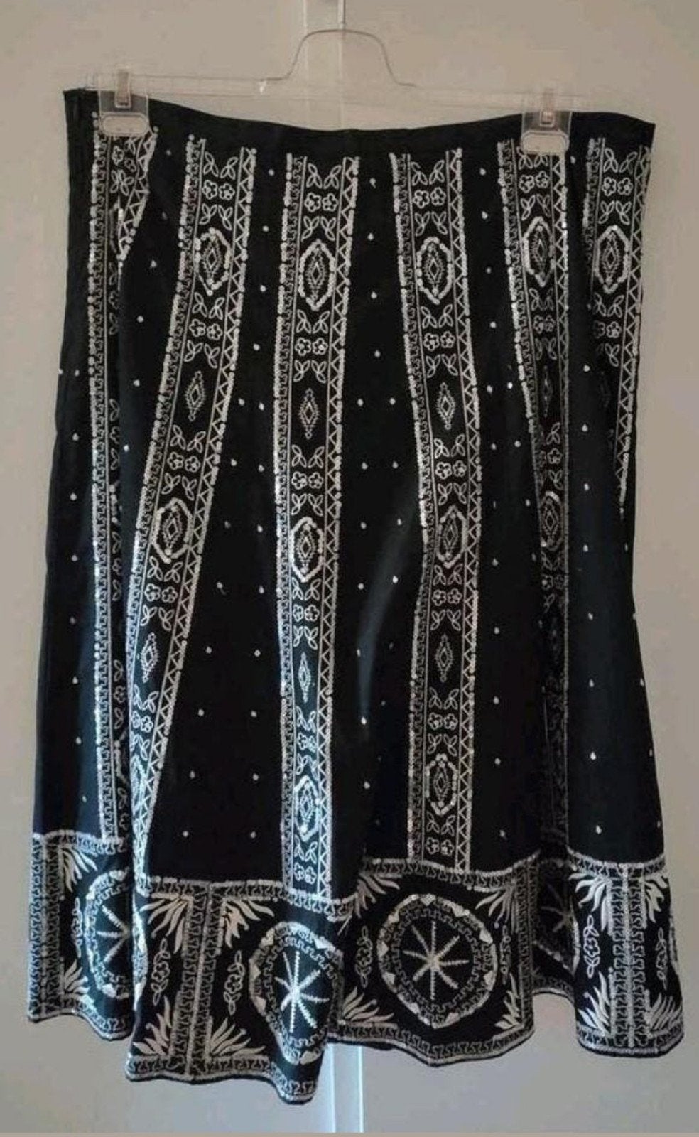 Rok met pailletten, maat 46, als nieuw, Kleding | Dames, Zwart, Maat 46/48 (XL) of groter, Ophalen of Verzenden, Zo goed als nieuw