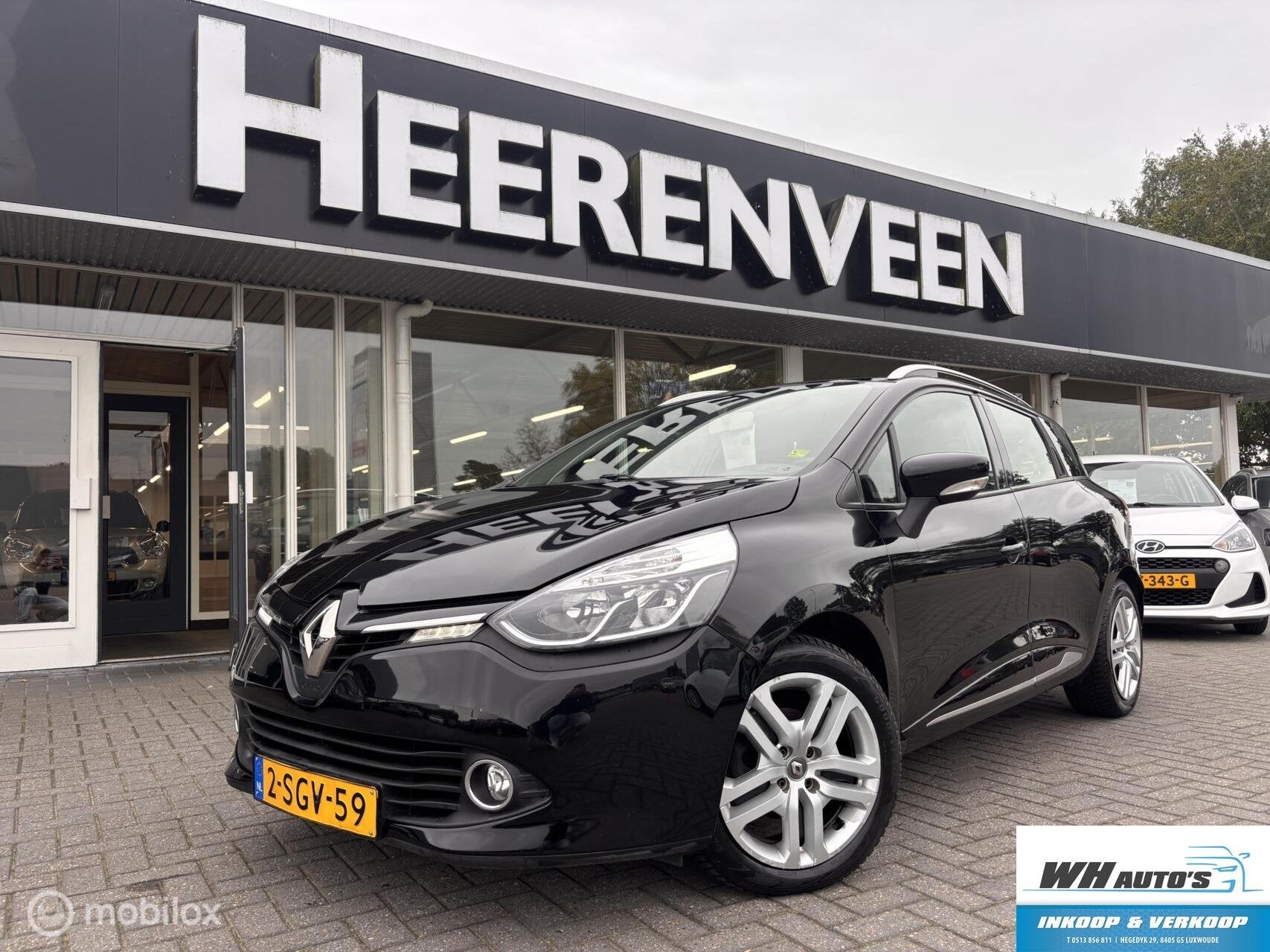 Renault Clio Estate 0.9 TCe Dynamique| Navi | Keyless, Voorwielaandrijving, Zwart, Origineel Nederlands, Handgeschakeld