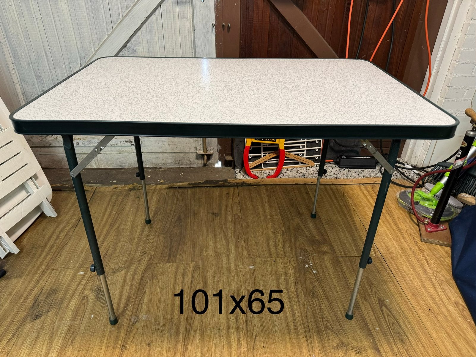Crespo kampeertafel 101x65, Ophalen, Gebruikt, Campingtafel