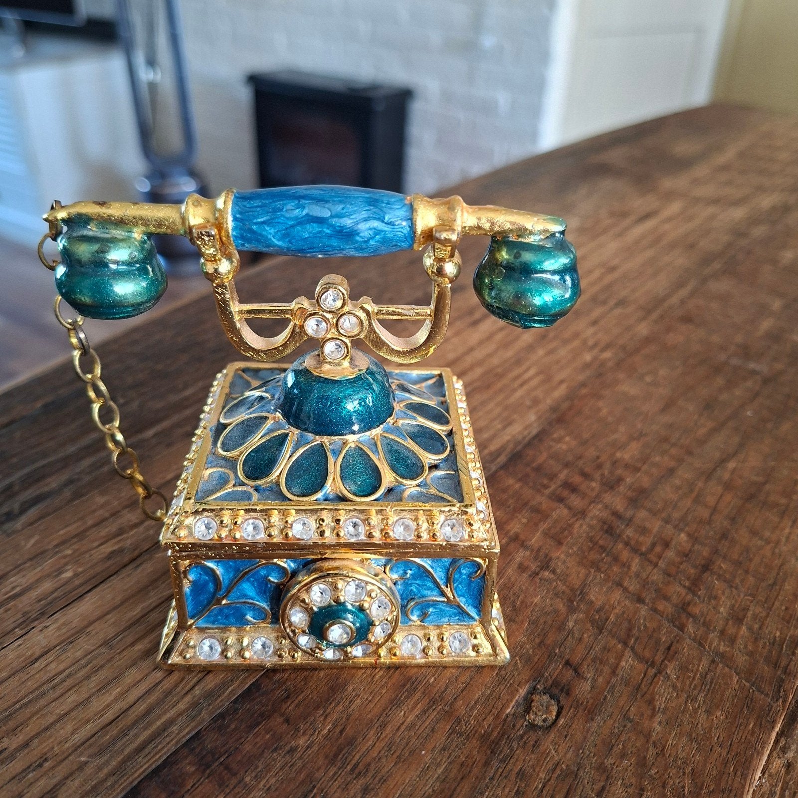 Telefoon als Sieradendoos met Steentjes 10 cm groot, Ophalen of Verzenden