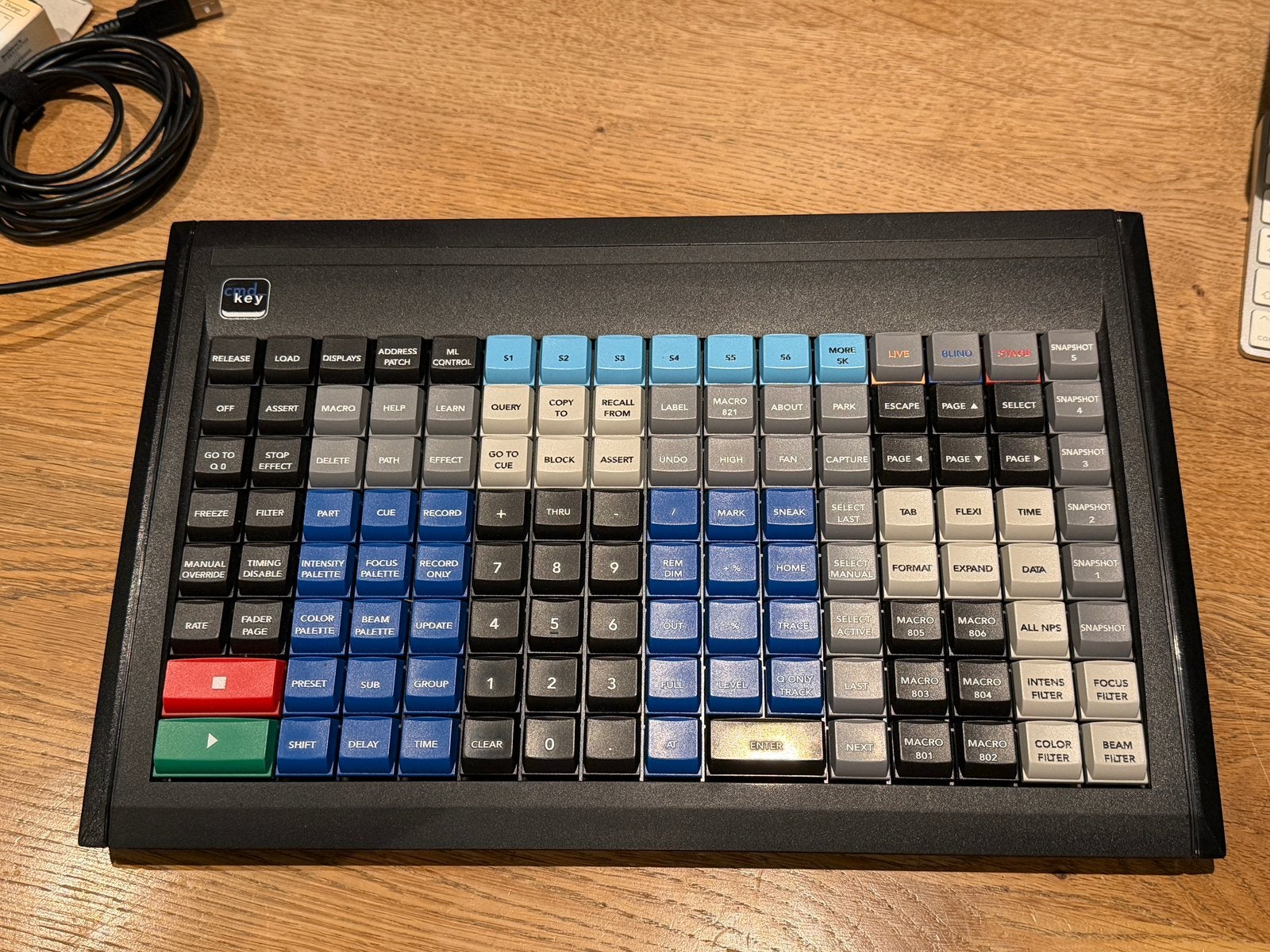 CMD key ETC EOS NOMAD toetsenbord, Ophalen, Zo goed als nieuw, Licht