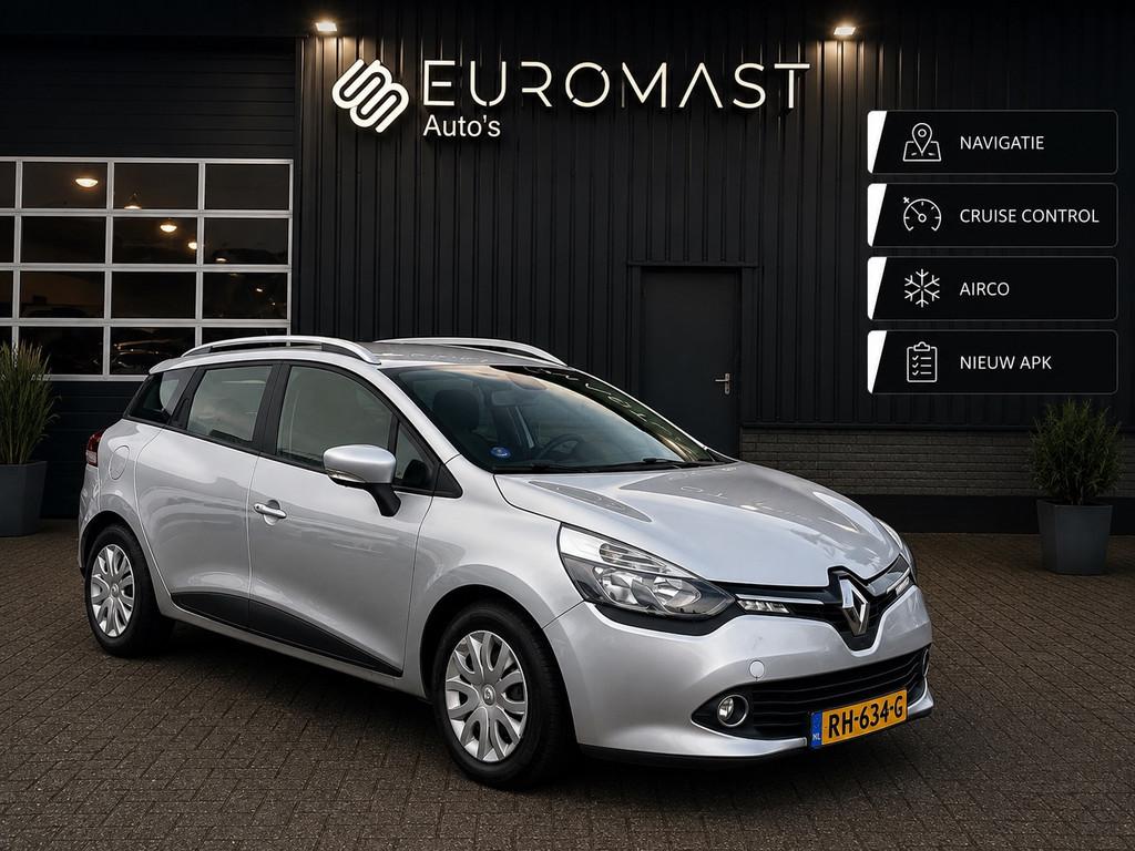 Renault Clio Estate 1.2-16V Collection Airco | Cruise | Navi, Voorwielaandrijving, Gebruikt, 49 €/maand, Handgeschakeld