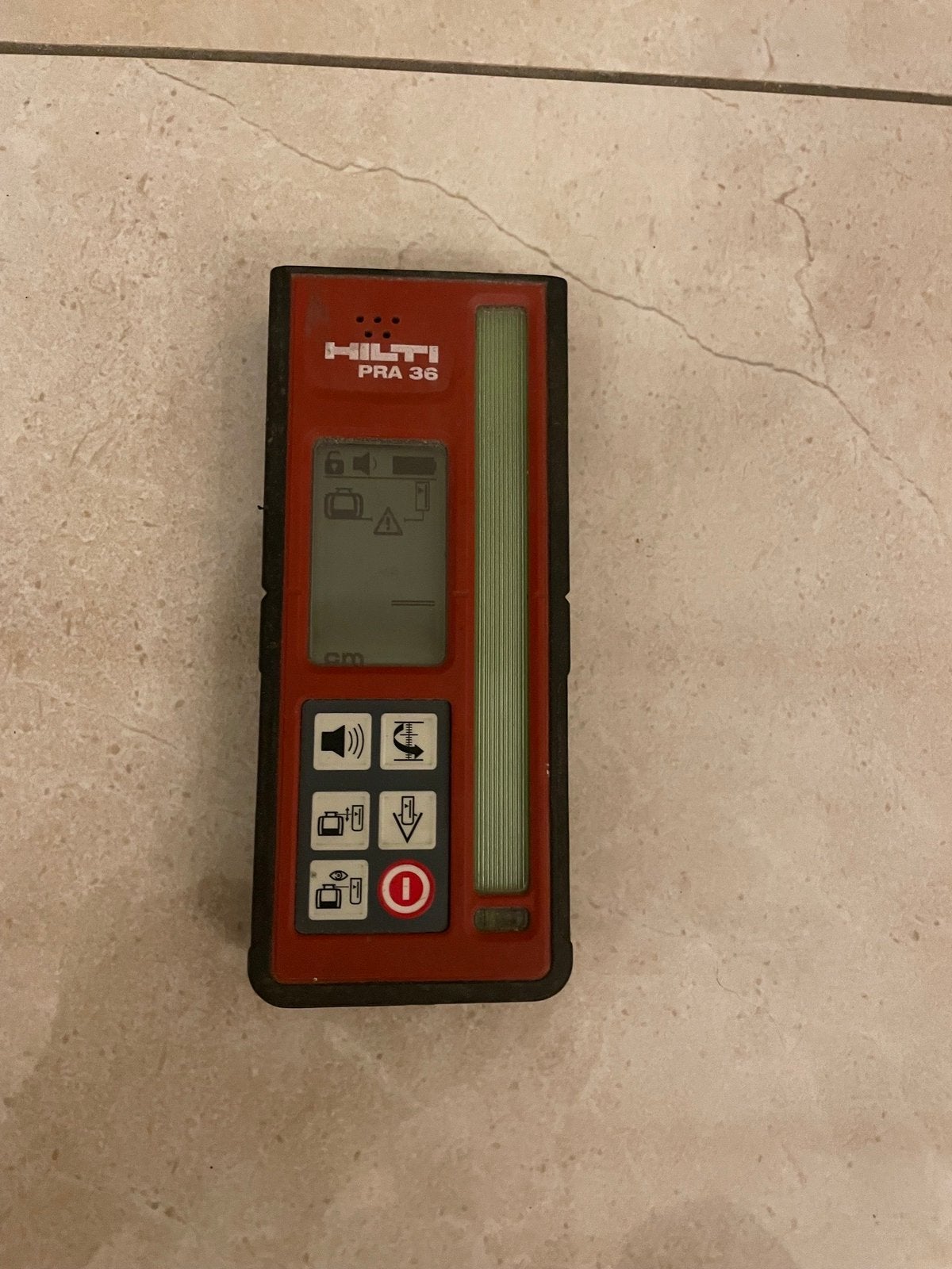 Hilti Laser Ontvanger PRA 36, Ophalen of Verzenden, Gebruikt