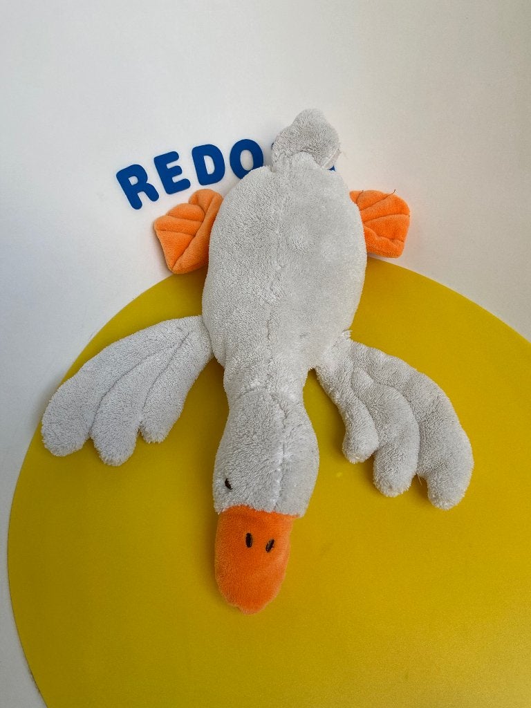 K2378 happy horse eend gans wit oranje liggend, Ophalen of Verzenden, Zo goed als nieuw, Eend