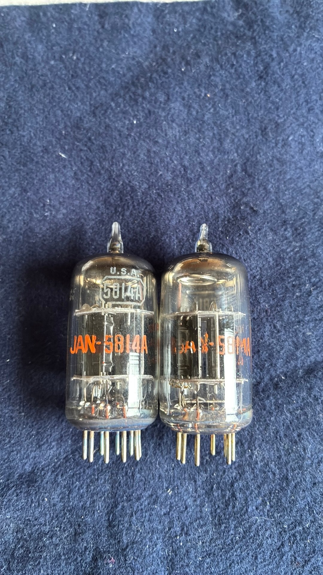 RCA 5814A / ECC82 NOS matched pair, Ophalen of Verzenden, Buis of Buizen