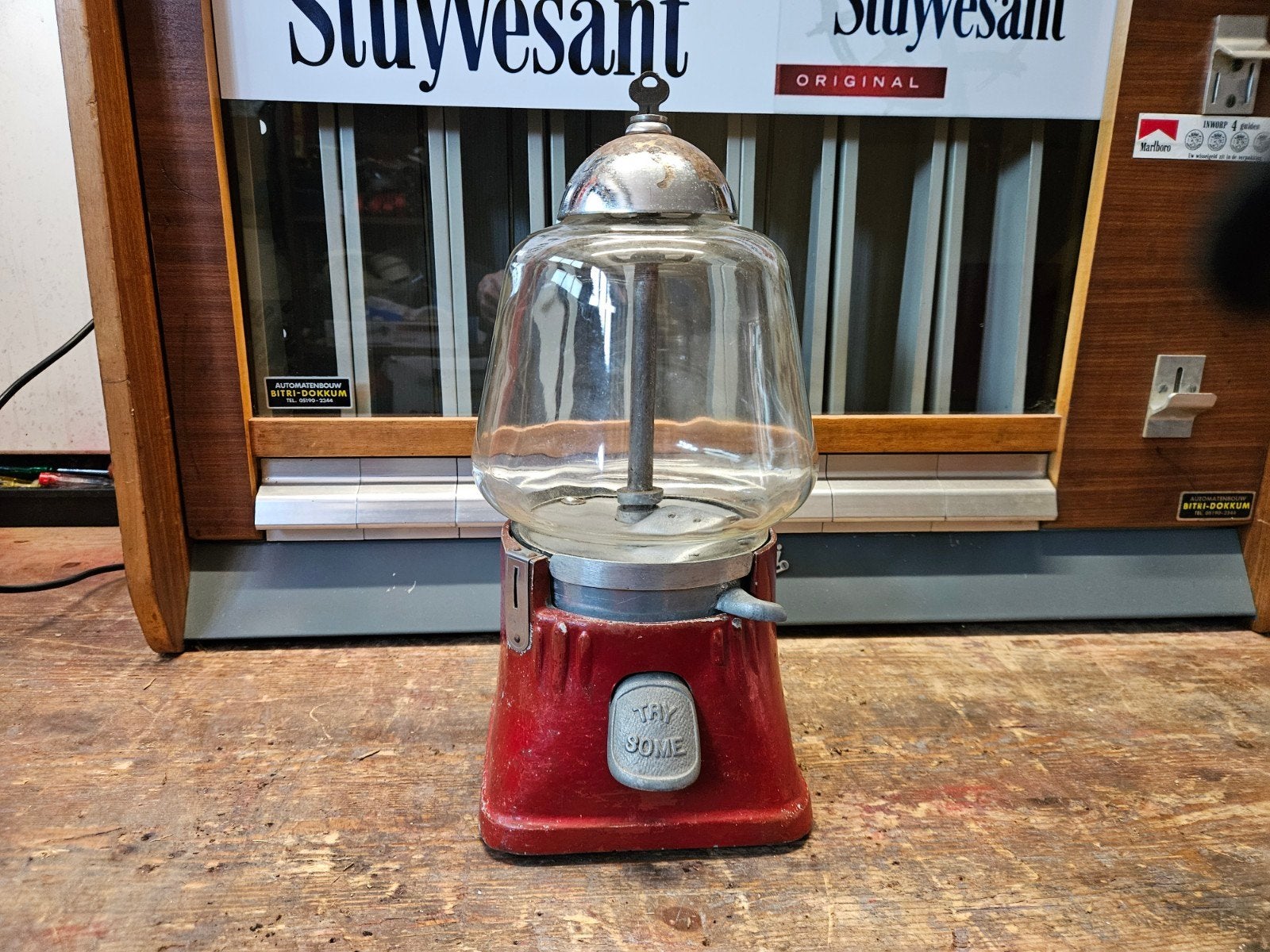 Silver King USA pinda automaat jaren 40 50, Verzamelen, Ophalen of Verzenden, Gebruikt