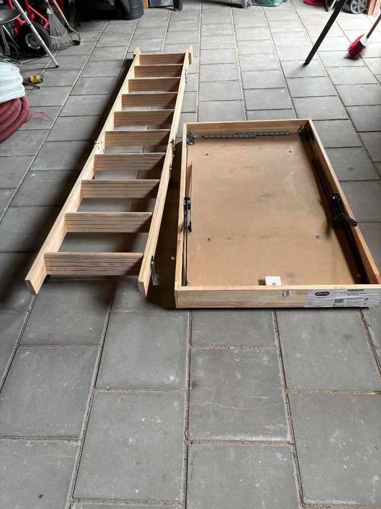 vlizotrap, Doe-het-zelf en Verbouw, Ladders en Trappen, Ophalen, Gebruikt, Trap, Opvouwbaar of Inschuifbaar