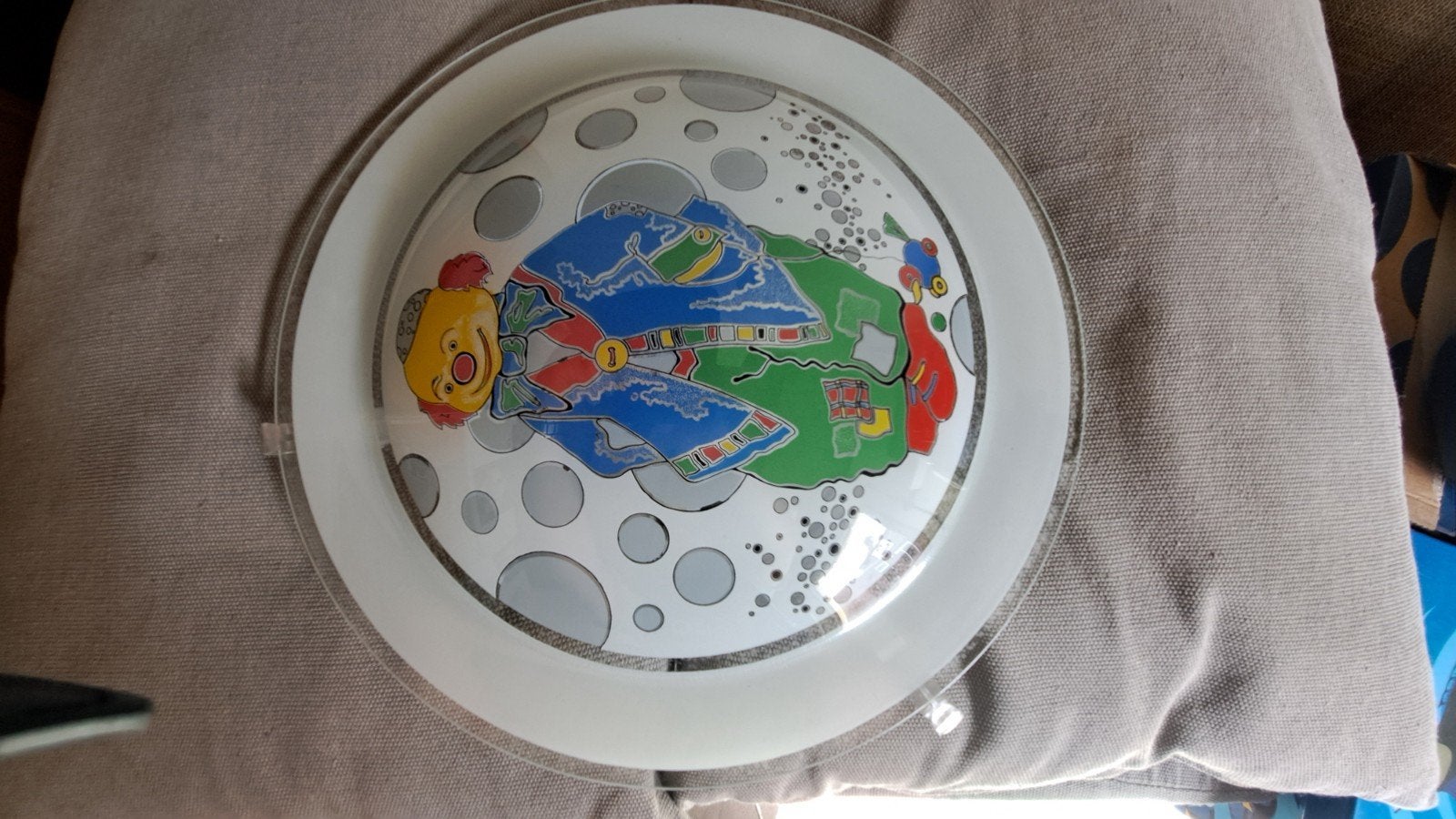 EGLO Plafondlamp Kinderkamer Clown E27 Max 60W, Gebruikt, Overige merken, Overige stijlen, E27 (groot)