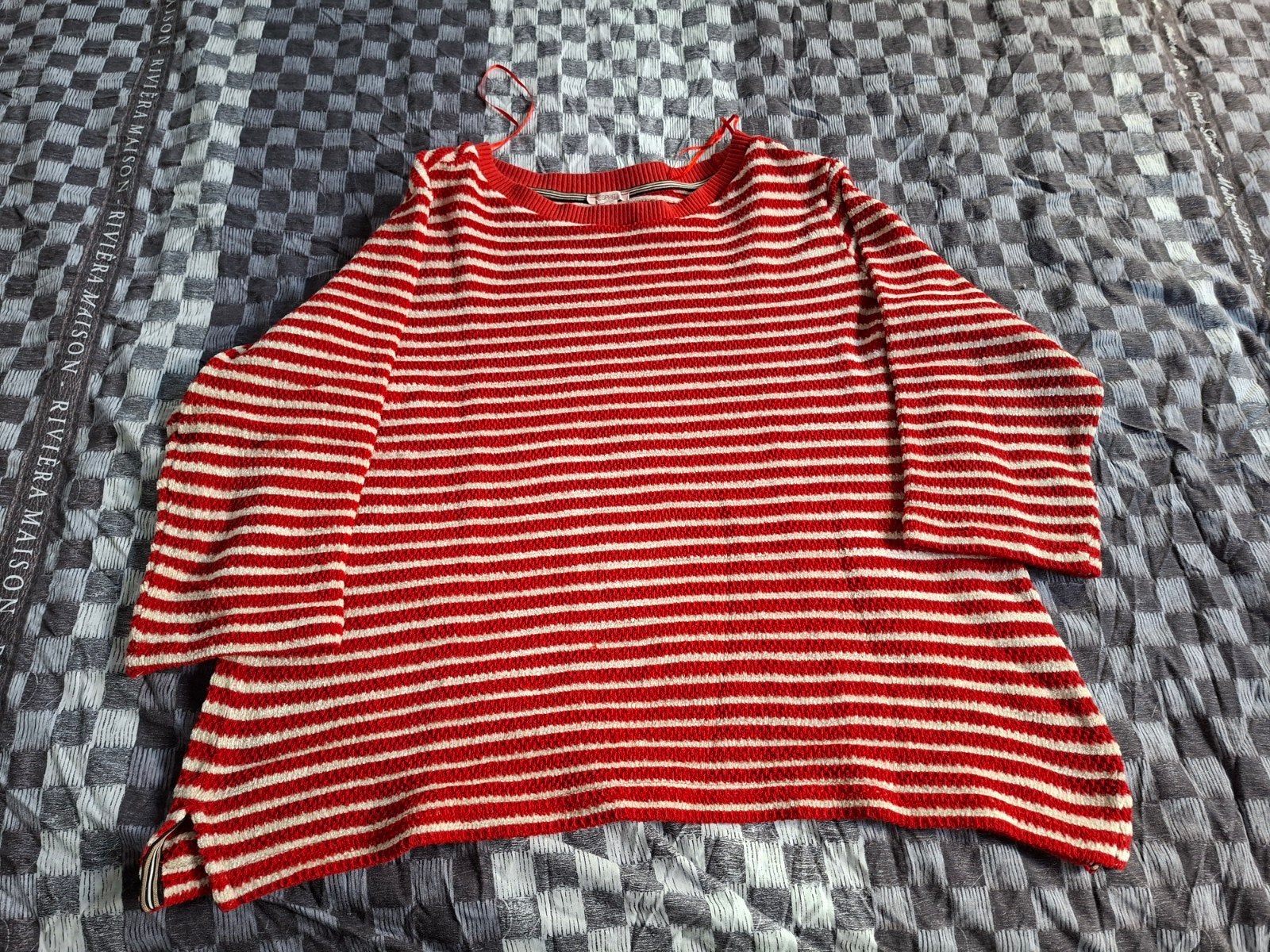 Esprit gestreepte trui rood/wit, maat XXL, Maat 46/48 (XL) of groter, Ophalen of Verzenden, Zo goed als nieuw, Rood