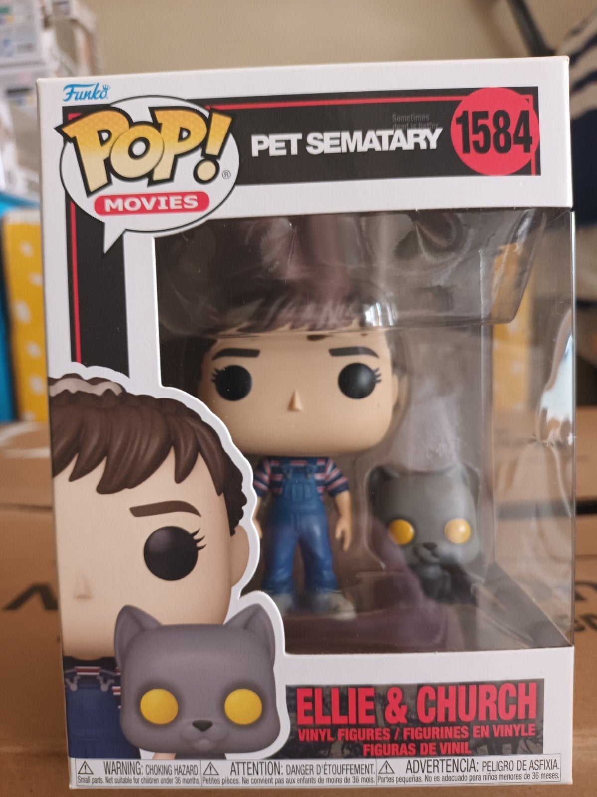 Funko Pop! Movies: Pet Sematary - Ellie & Church #1584, Ophalen of Verzenden, Nieuw