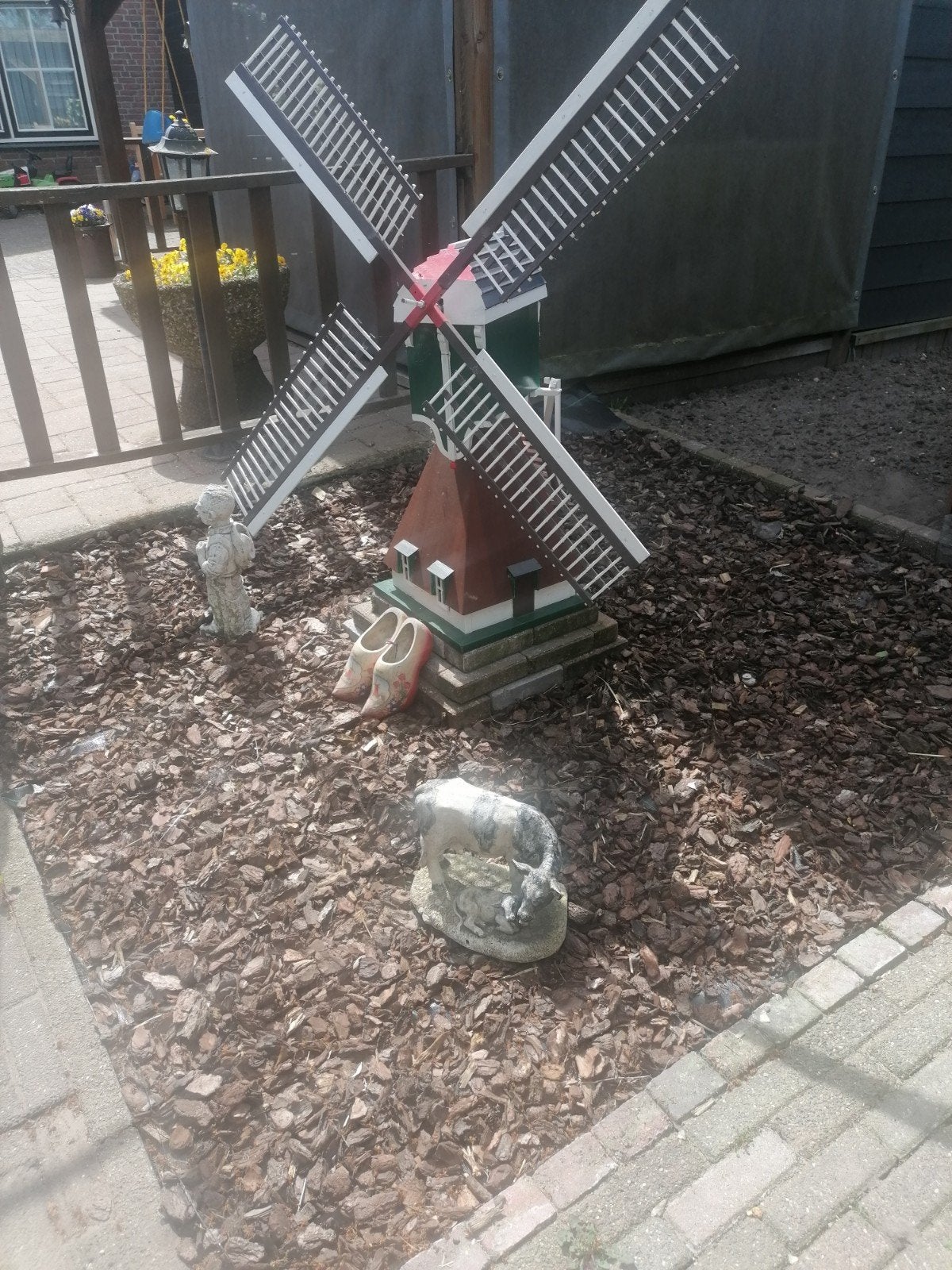houten molen, Ophalen