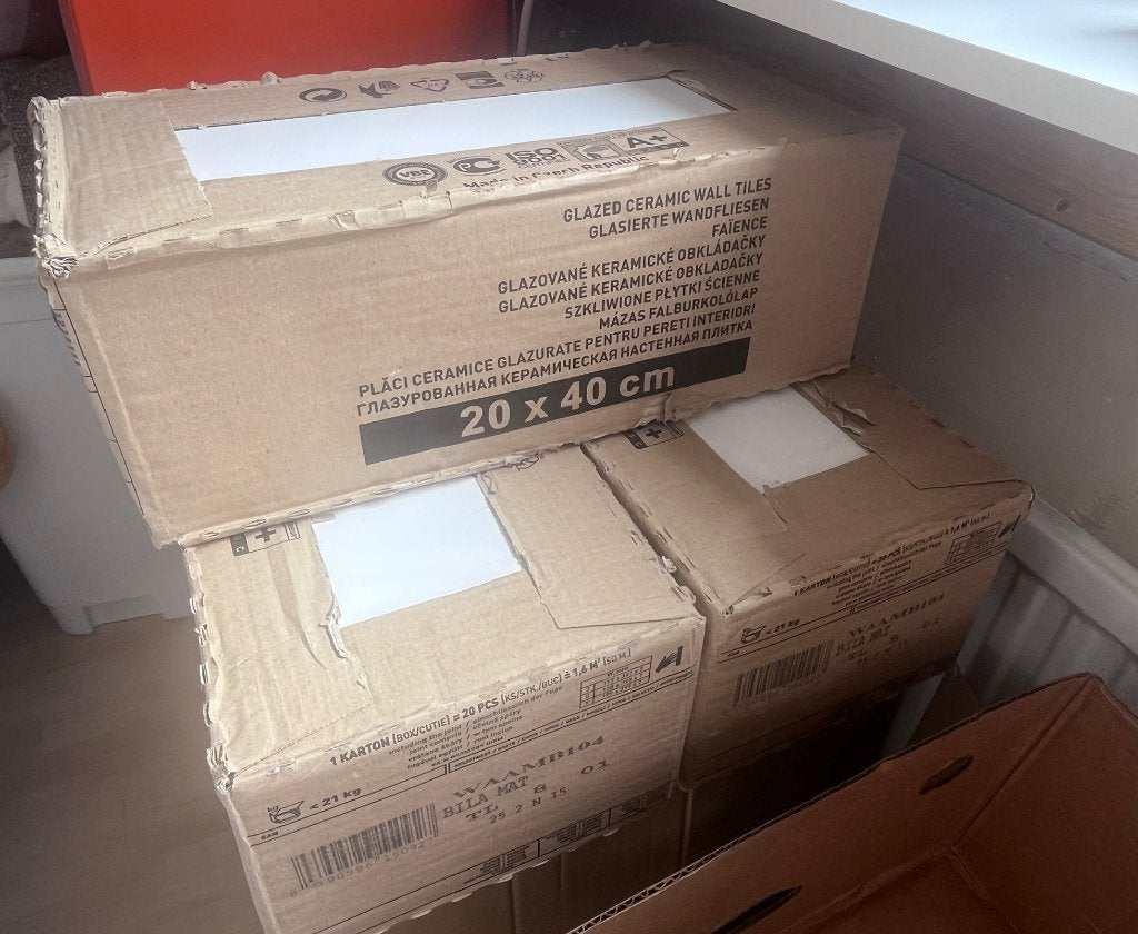 RAKO wandtegels wit 20x40 – Nieuw, 3 pakken, Ophalen, Nieuw, 20 tot 40 cm, Minder dan 5 m²
