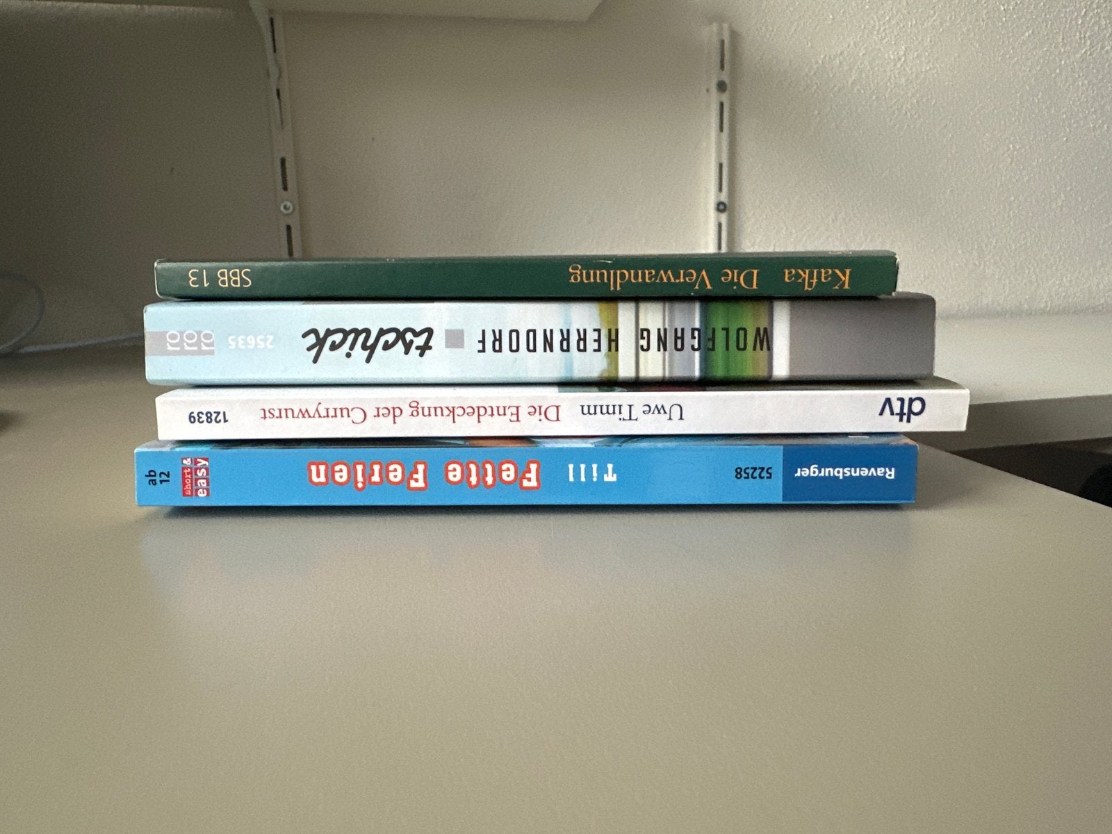 Duitse boeken: Kafka, Herrndorf, Timm, Ravensburger, Ophalen, Gelezen, Europa overig