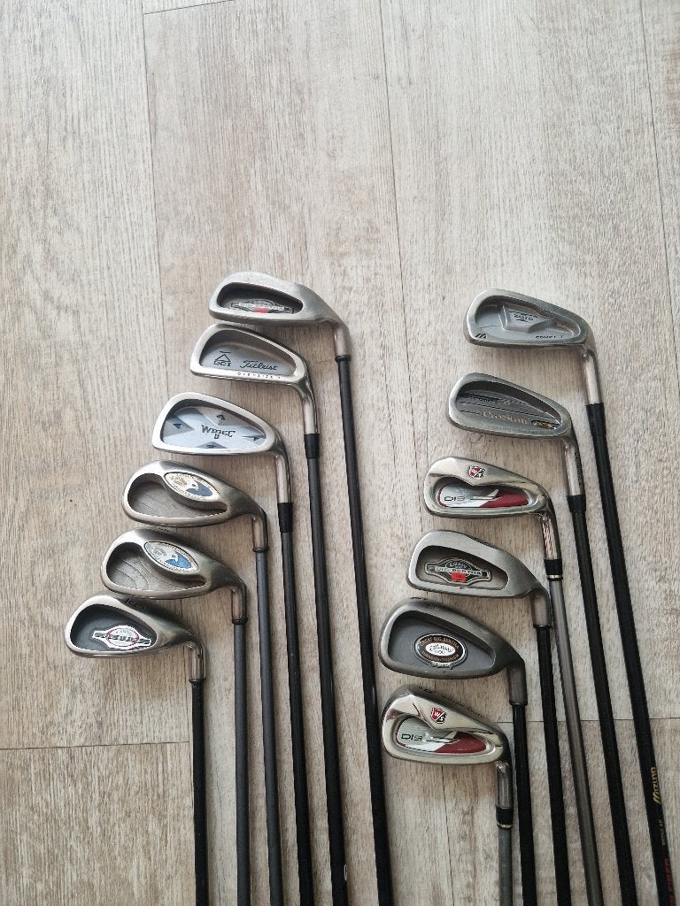 Golfclubs  heren..doos 83.....      zie omschrijving, Sport en Fitness, Golf, Ophalen, Gebruikt, Club, Callaway