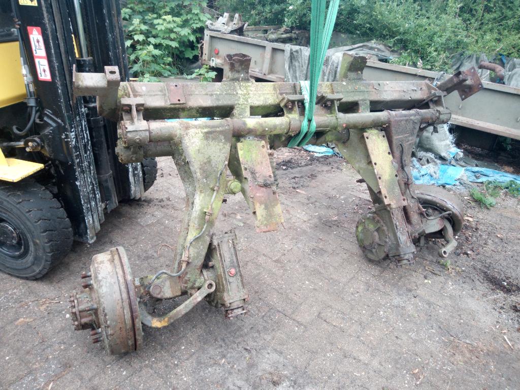 Daf YA 328 chassis met stuurinrichting, Ophalen, Landmacht, Nederland