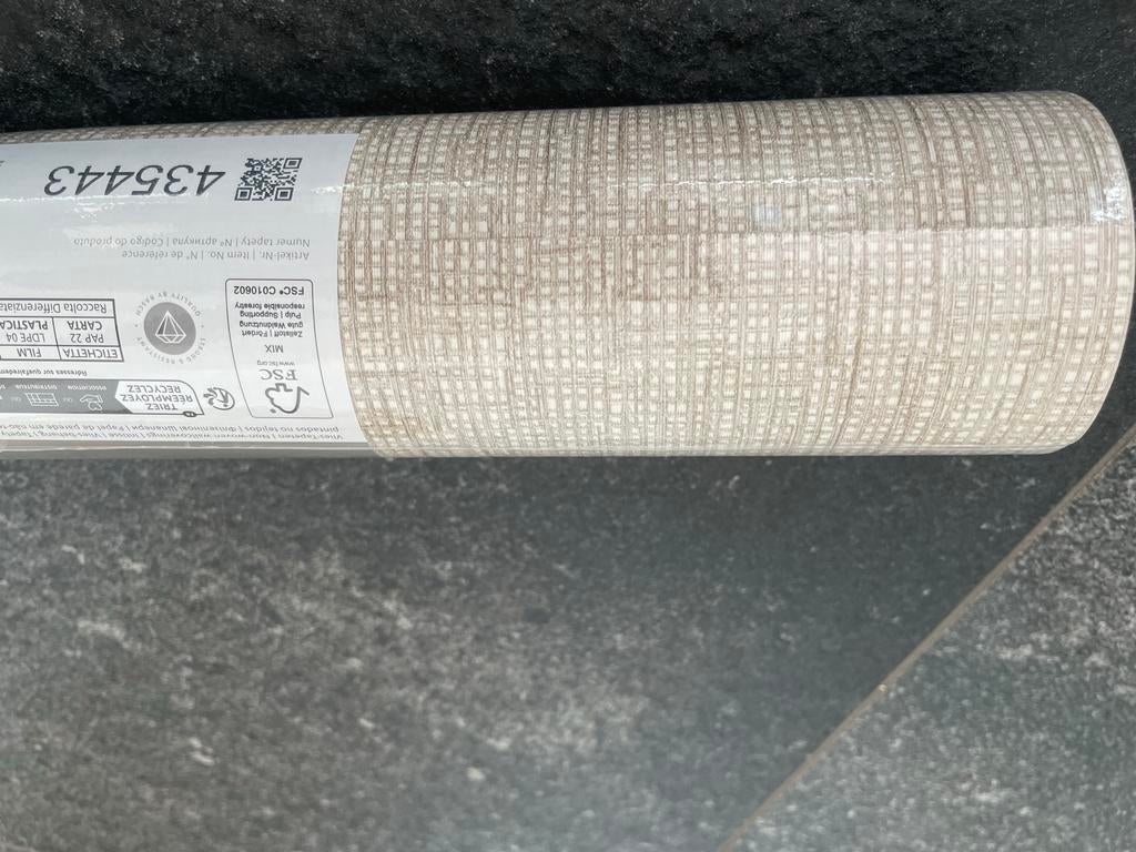 Rasch Behang - Nieuwe rol en losse stukken, Ophalen of Verzenden, Minder dan 10 m², Beige