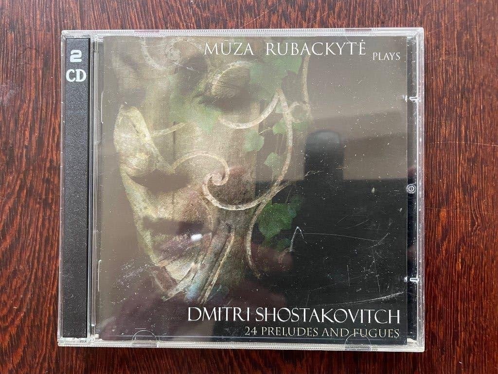 Shostakovitch 24 preludes and fuges - Muza Rubackyté - 2 CD, Ophalen of Verzenden, Classicisme, Zo goed als nieuw, Overige typen