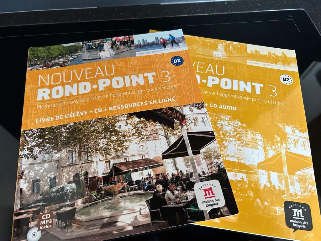 Frans Lesboek + werkboek Nouveau Rond-Point 3 B2 - nieuw, Ophalen of Verzenden, Alpha, Nieuw