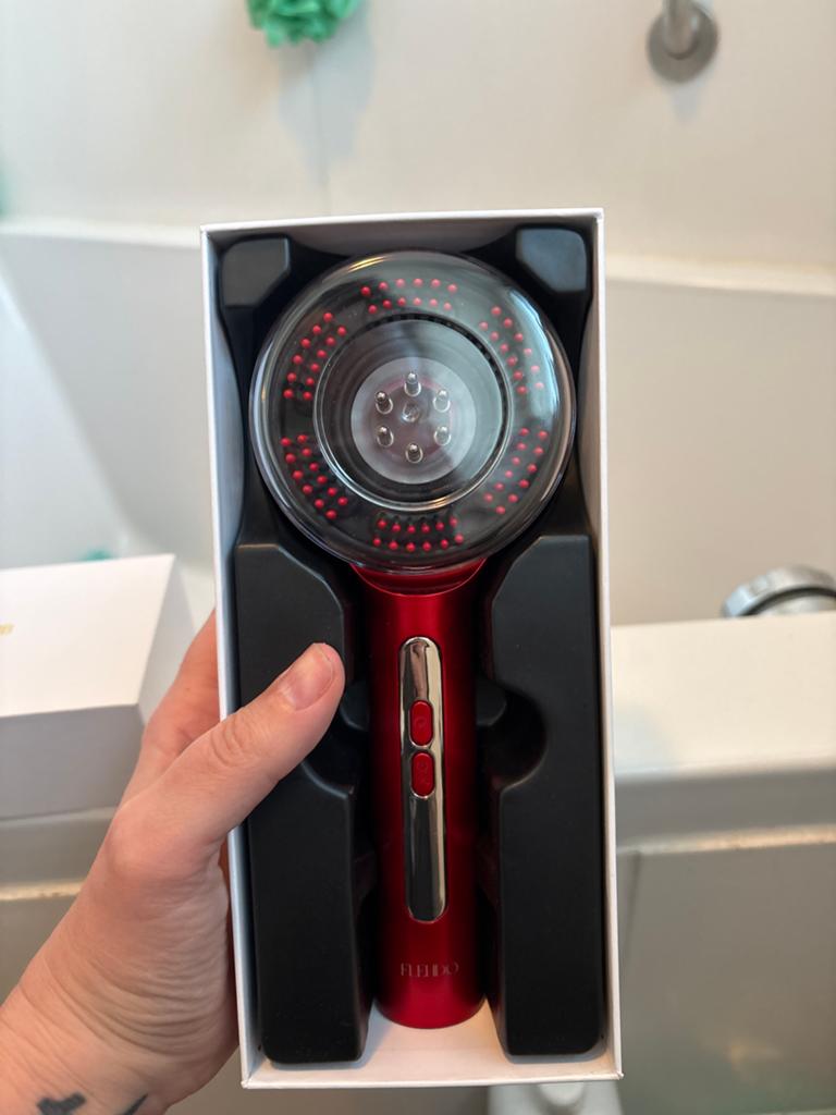 Hoofdhuid Massage Kam met Rood Licht Therapie, Ophalen of Verzenden, Zo goed als nieuw, Overige typen
