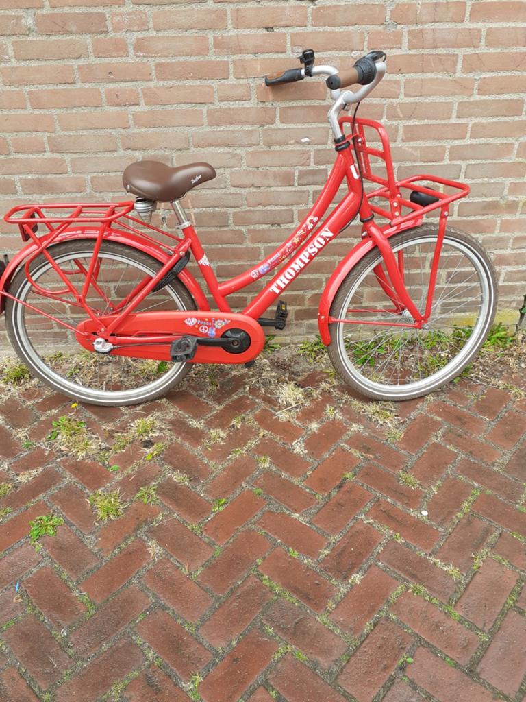 Thompson 24 inch meisjesfiets met 3 versnellingen, Ophalen, Terugtraprem, Versnellingen, Thompson