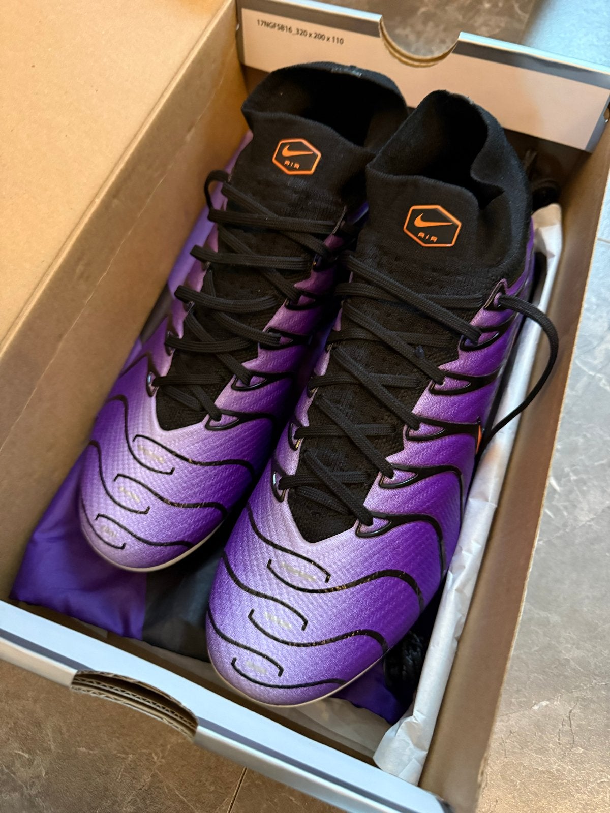 Nike Zoom Superfly 9 AM Plus FG Voetbalschoenen Paars, Maat XS of kleiner, Schoenen, Nieuw, Ophalen of Verzenden