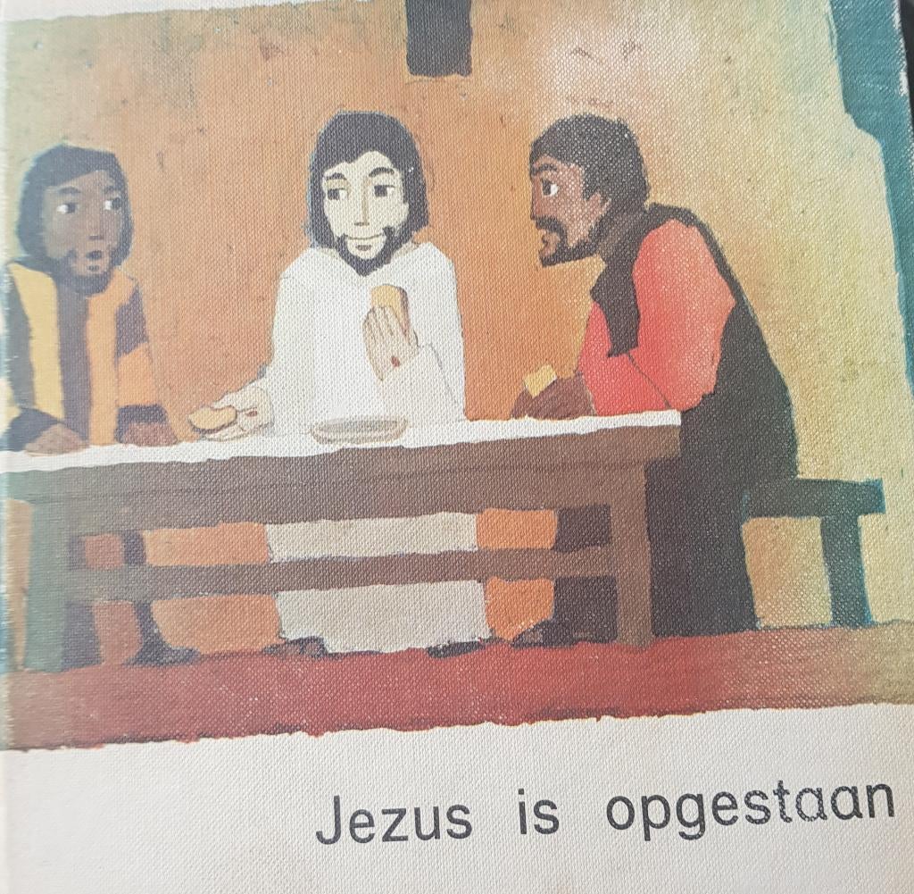 Jezus is opgestaan - vintage communie bijbel boekje, Ophalen of Verzenden, Gelezen, Christendom | Katholiek