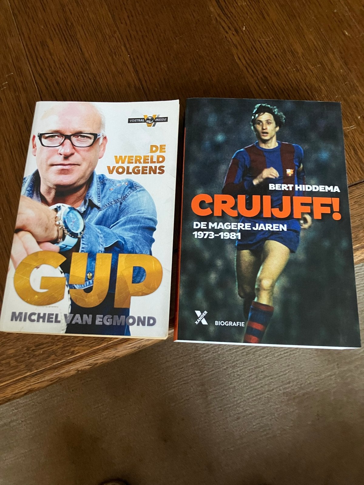 Boeken: GUP (Michel van Egmond) & Cruijff! (Bert Hiddema), Ophalen of Verzenden, Zo goed als nieuw, Sport