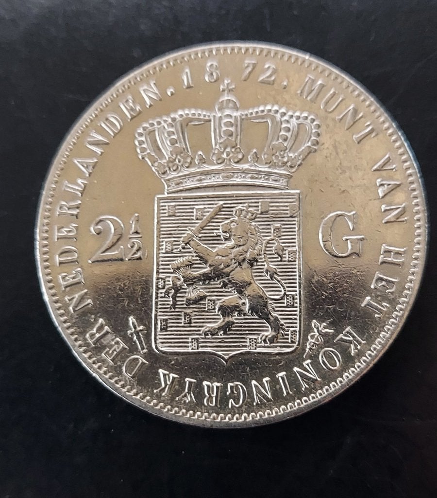 Willem III rijksdaalder, Koning Willem III, Zilver, Ophalen of Verzenden, Losse munt