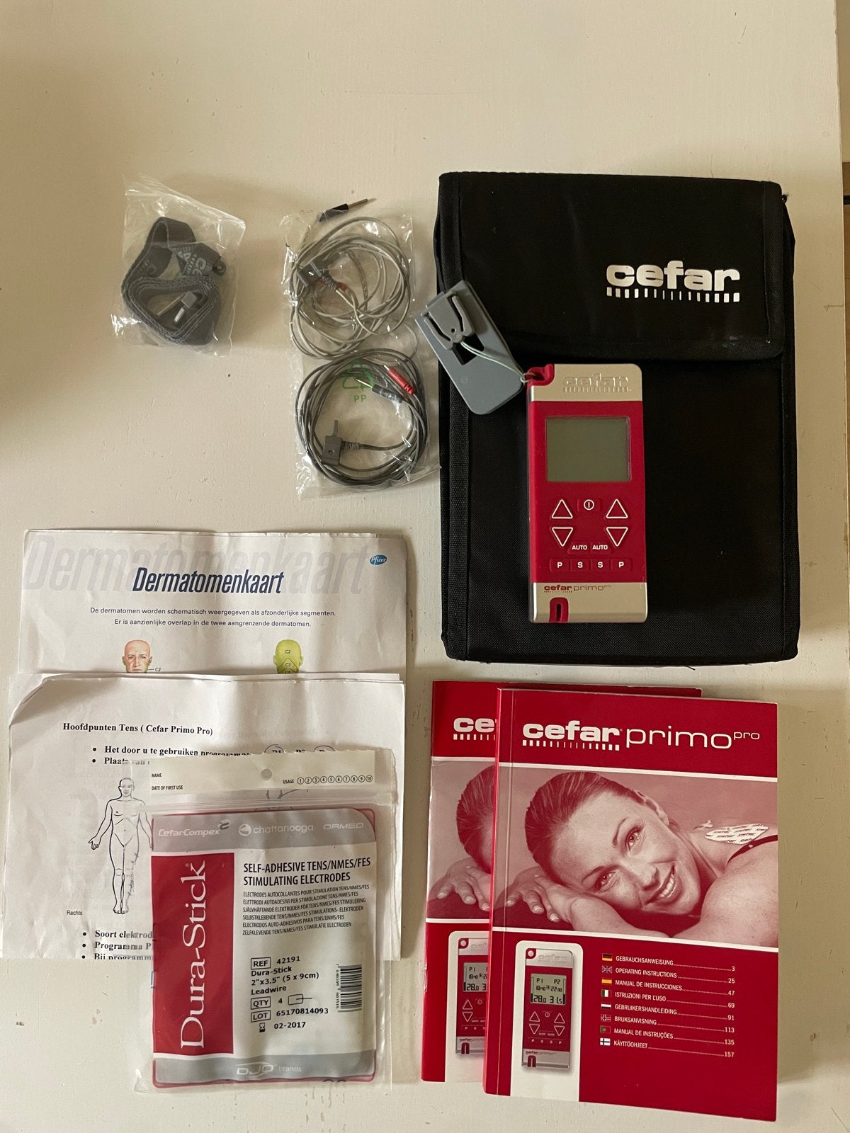 Cefar Primo Pro TENS apparaat - Zo goed als nieuw, Ophalen of Verzenden, Zo goed als nieuw, Overige typen