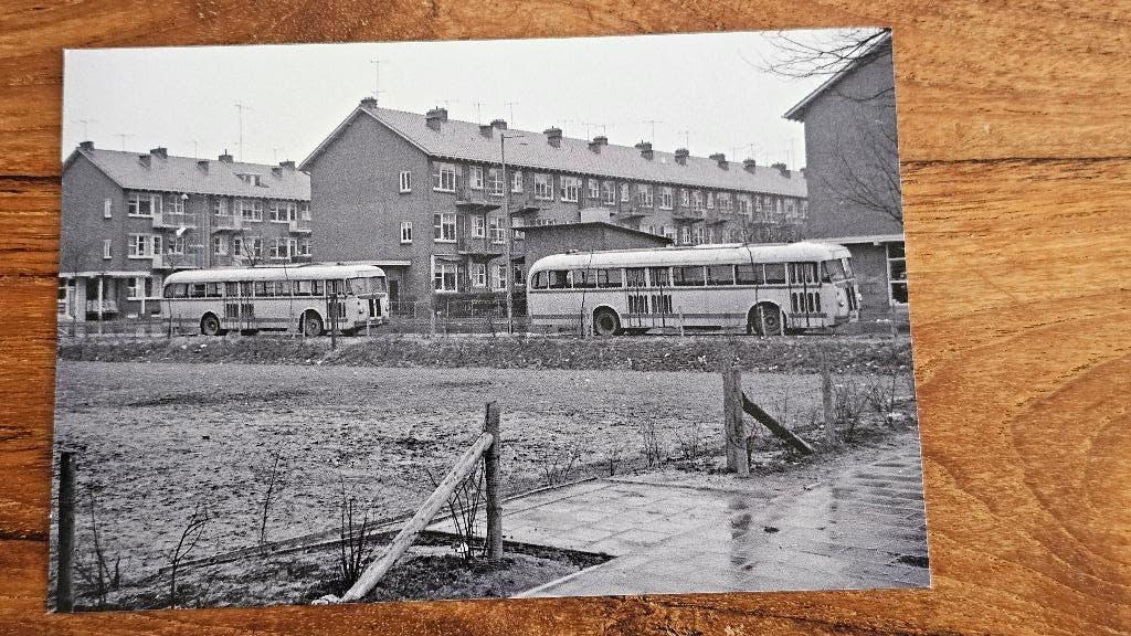 Foto BUS De Jong Rijsoord ex HTM, Verzamelen, Verzenden, Gebruikt, Bus of Metro, Overige typen