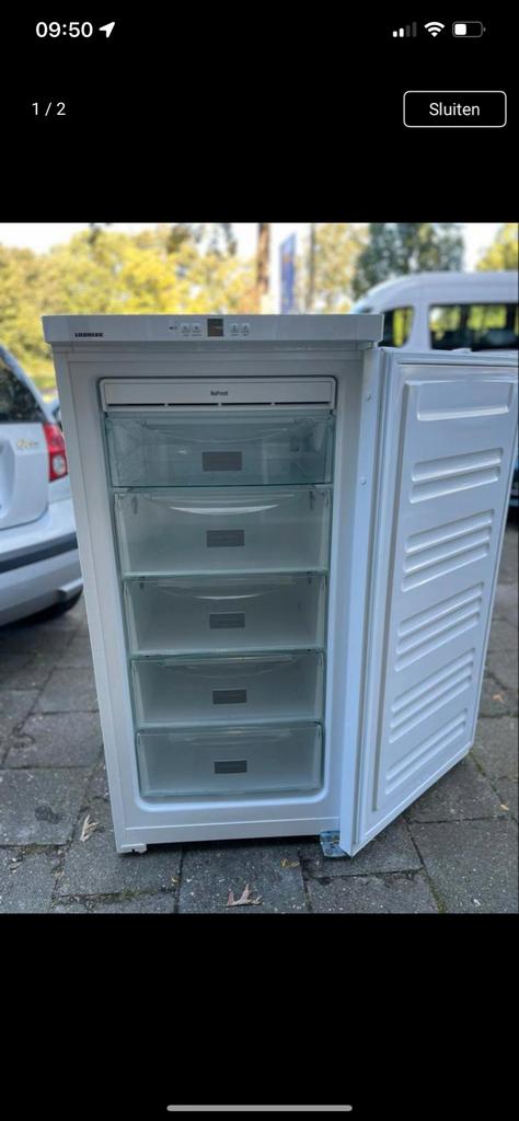 Liebherr No Frost Vrieskast A++, Vrieskast, Gebruikt, Minder dan 60 cm, Energieklasse A of zuiniger