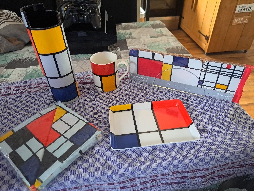 Te Koop Piet mondriaal spullen zie foto, Ophalen of Verzenden