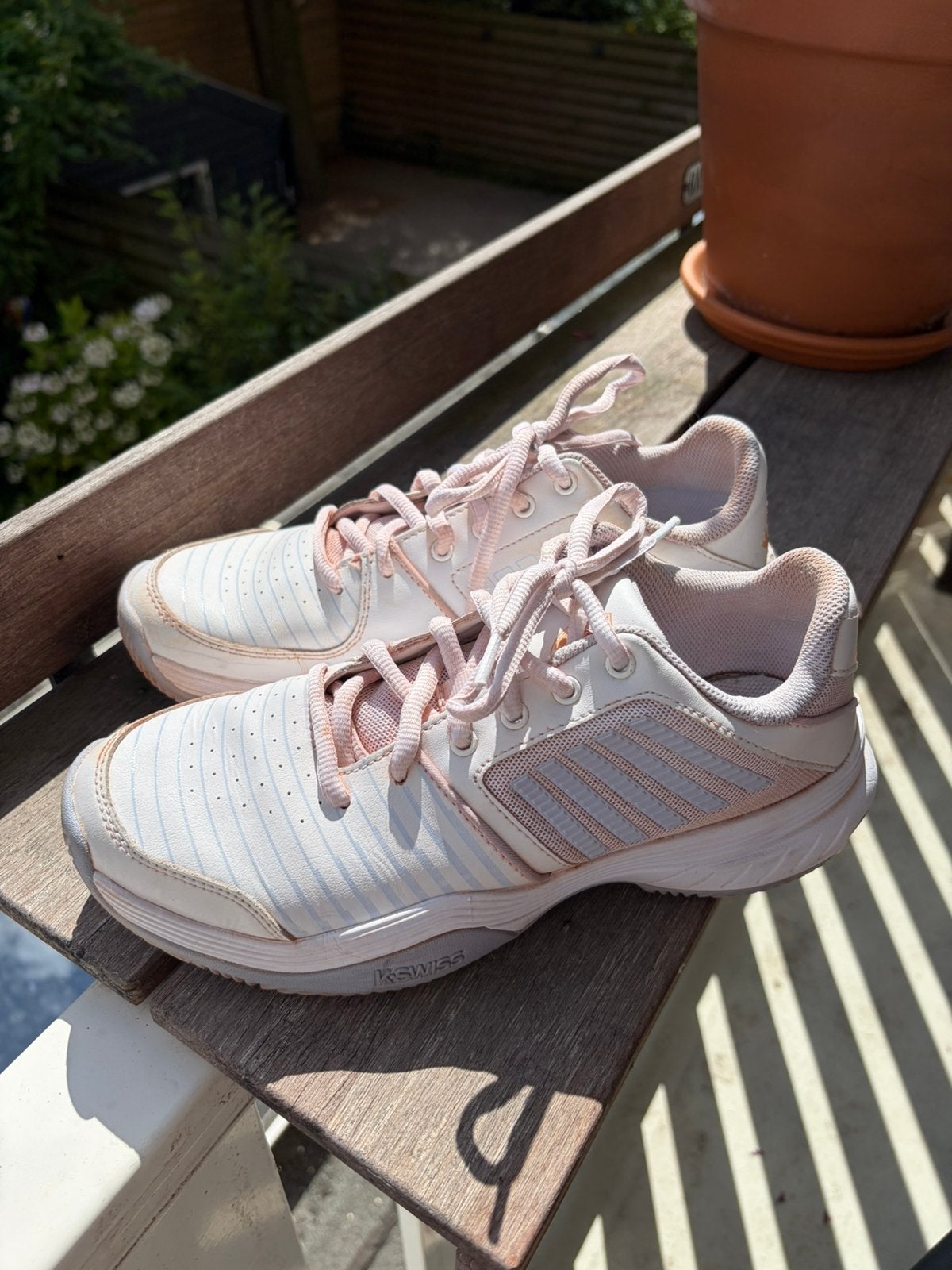 K-Swiss Court Express Clay tennisschoenen - maat 41, Ophalen, Gedragen, Wit, Sportschoenen