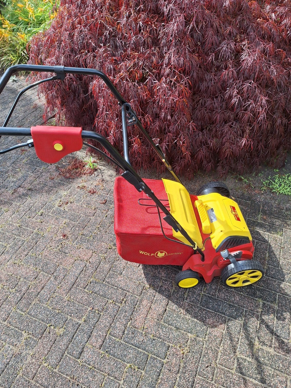 Wolf-Garten VS 302 E elektrische verticuteermachine, Ophalen, Cirkelmaaier, Gebruikt, Elektrische grasmaaier