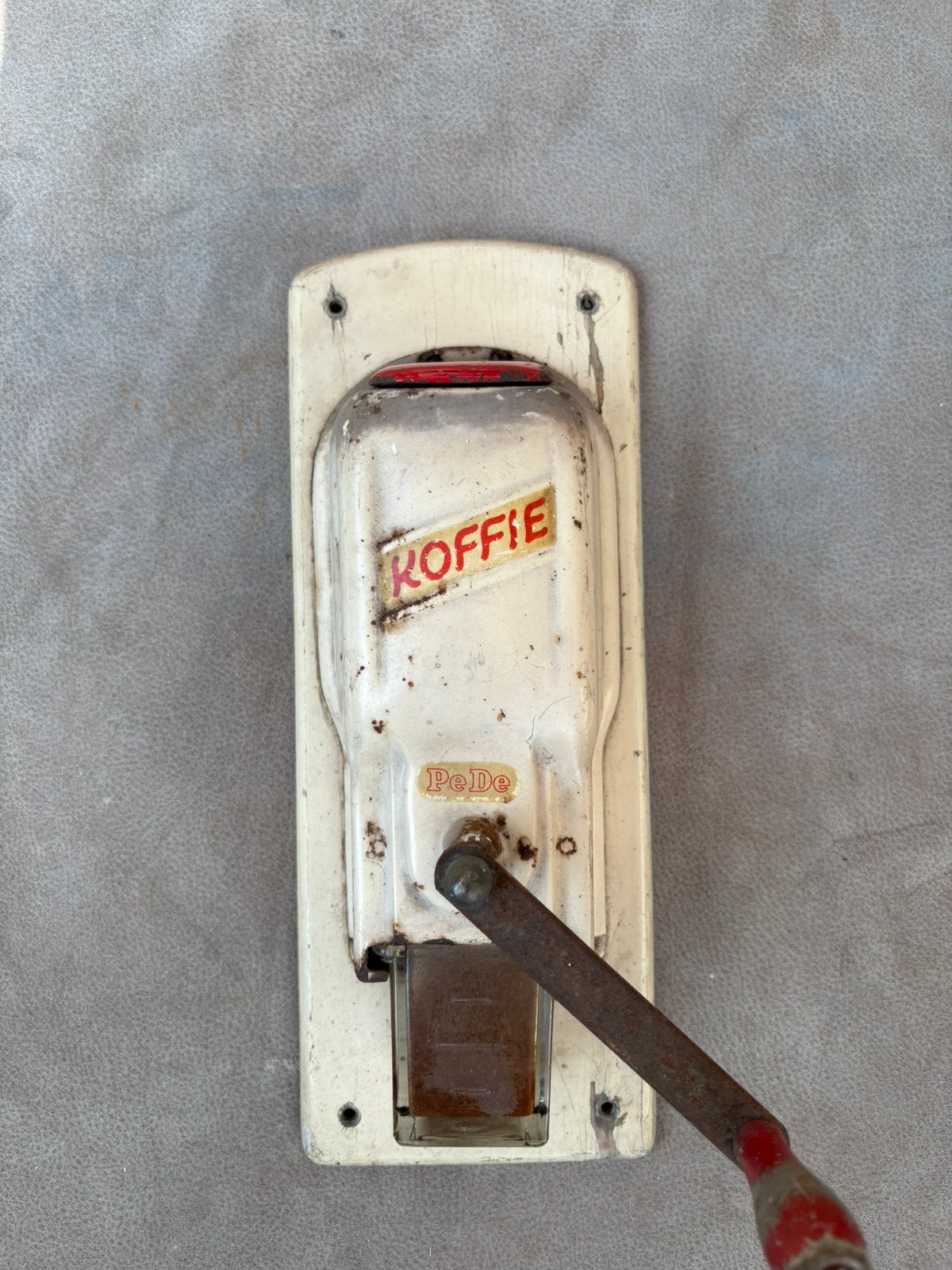 ECHTE VINTAGE KOFFIEMOLEN VAN PeDe, Ophalen of Verzenden