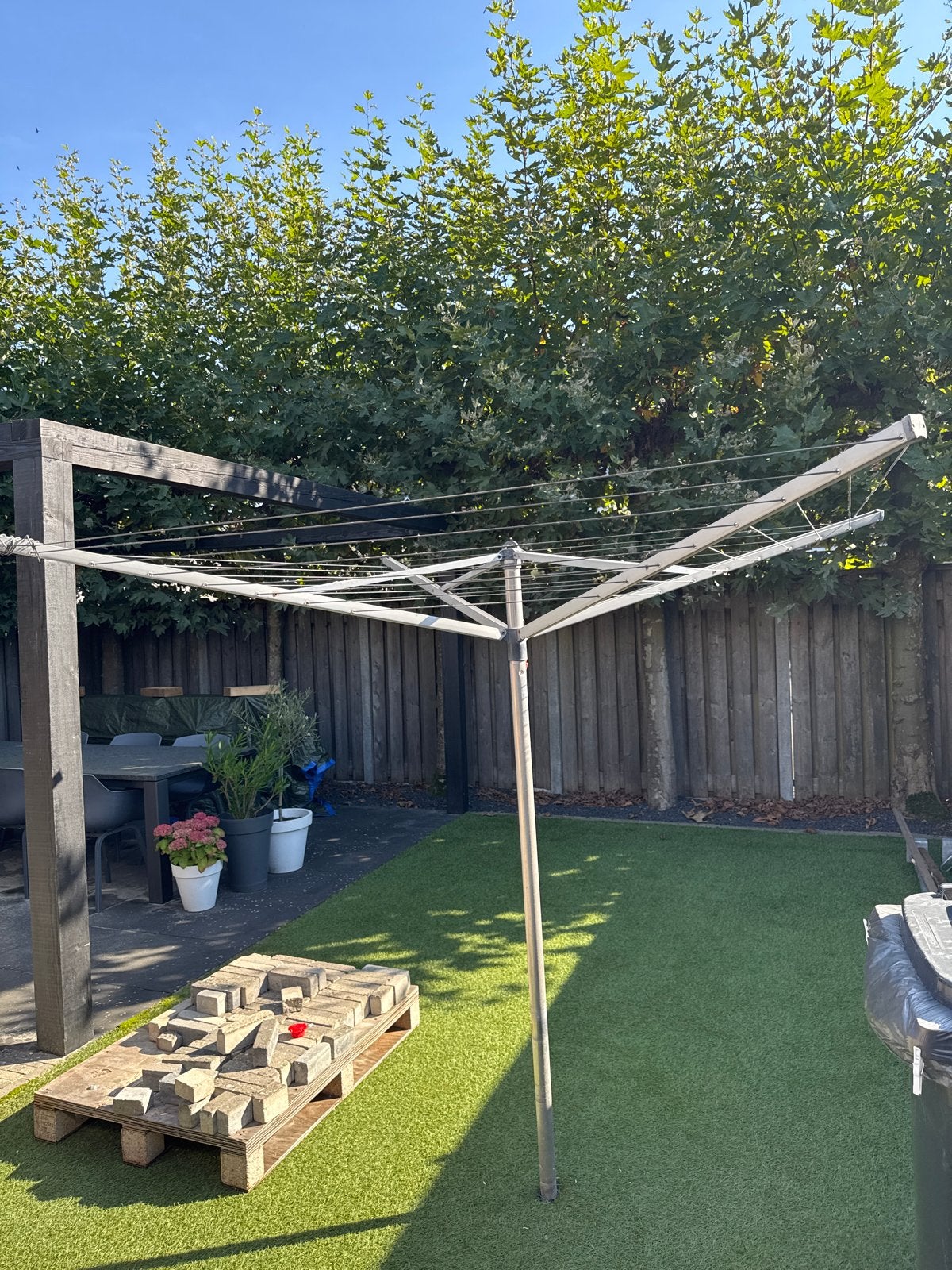 Brabantia droogmolen 40-T, Ophalen, Zo goed als nieuw, Droogmolen