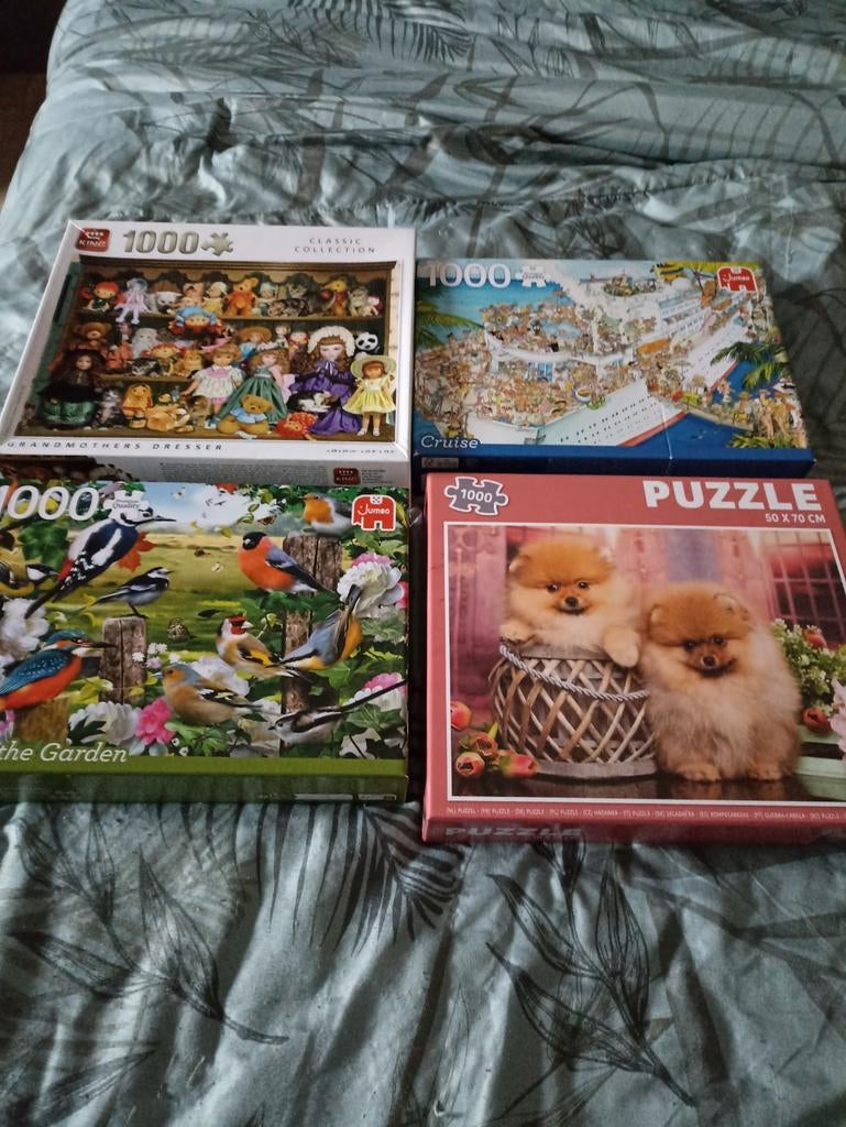 Legpuzzels 1000 stukjes 3 euro per stuk, Ophalen of Verzenden, 500 t/m 1500 stukjes, Zo goed als nieuw