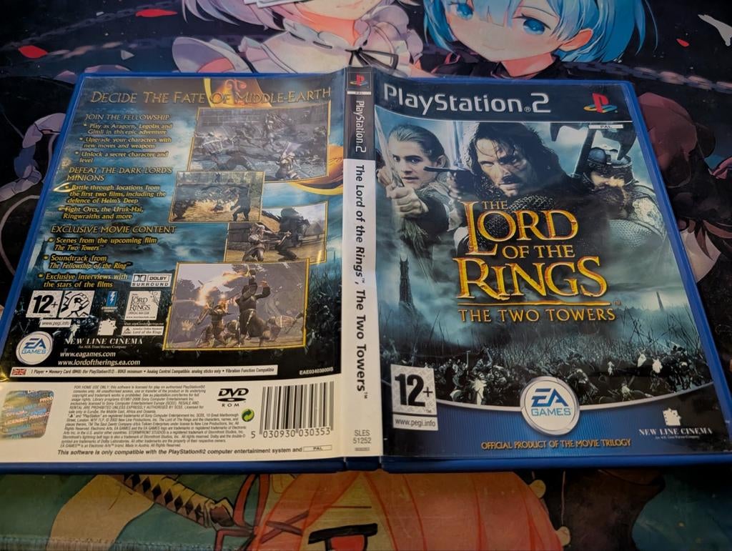 Lord of the Rings: The Two Towers - PlayStation 2, Avontuur en Actie, Gebruikt, 1 speler, Ophalen of Verzenden