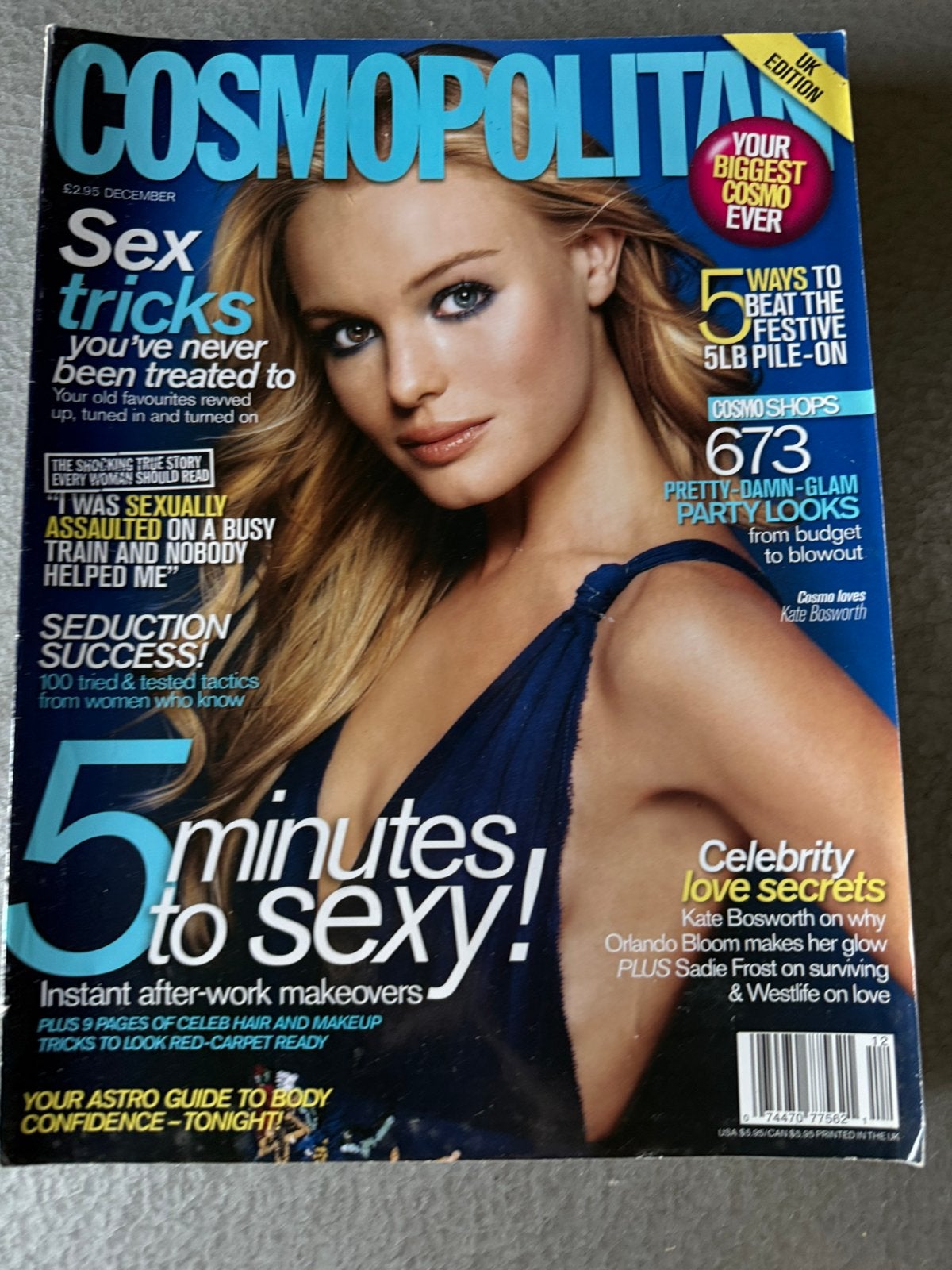 Cosmopolitan UK dec 2008 Kate Bosworth, Ophalen of Verzenden, Gelezen, Glossy