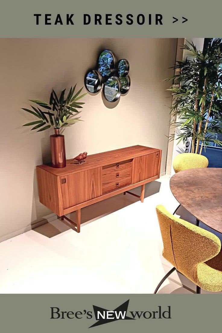Bree’s New World Teak dressoir, Ophalen, Zo goed als nieuw, 200 cm of meer, 125 cm of meer