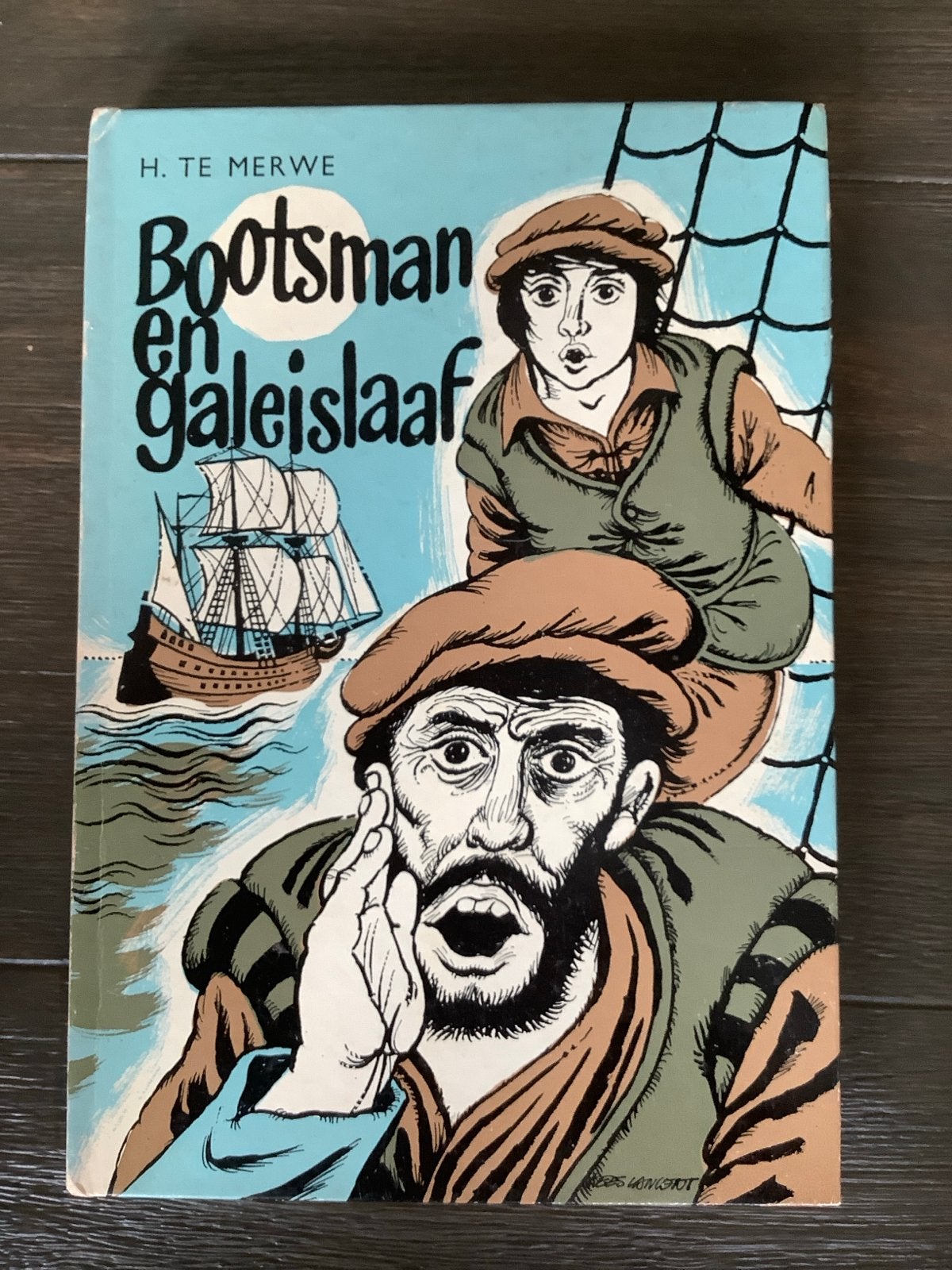 Bootsman en Galeislaaf - H. te Merwe (Derde druk), Ophalen of Verzenden, Gelezen, Fictie algemeen