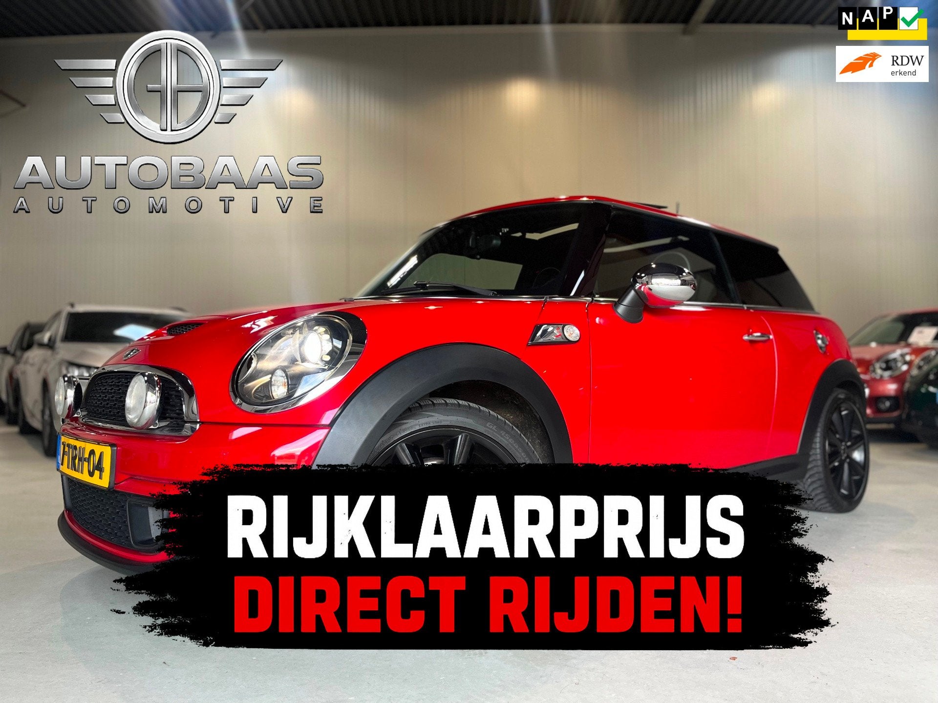 Mini 1.6 Cooper S Westminster *APK 04-2027* NL-AUTO+NAP+PANO, Voorwielaandrijving, Gebruikt, Zwart, 4 cilinders
