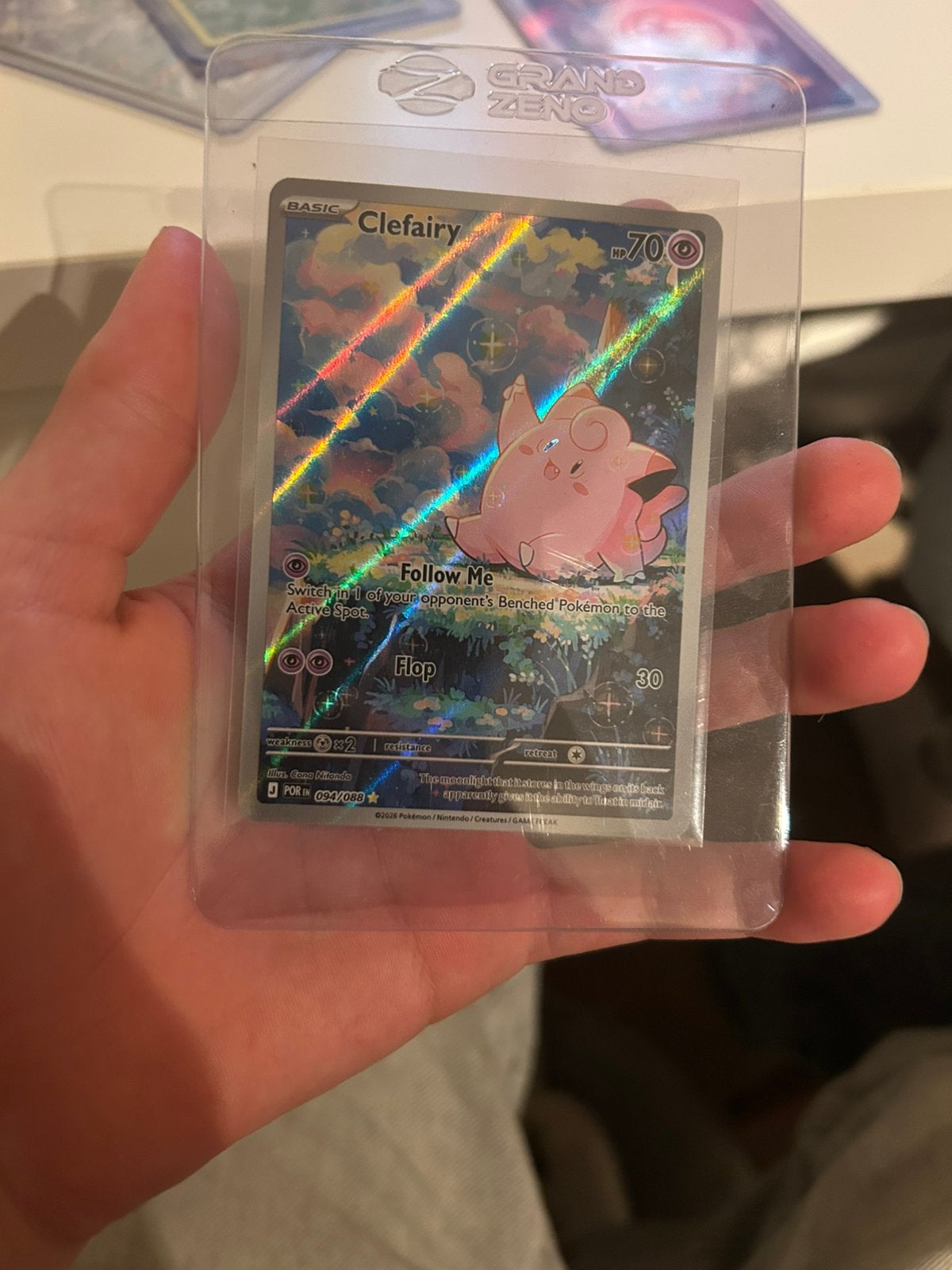 Clefairy perfect order, Ophalen of Verzenden, Nieuw, Losse kaart