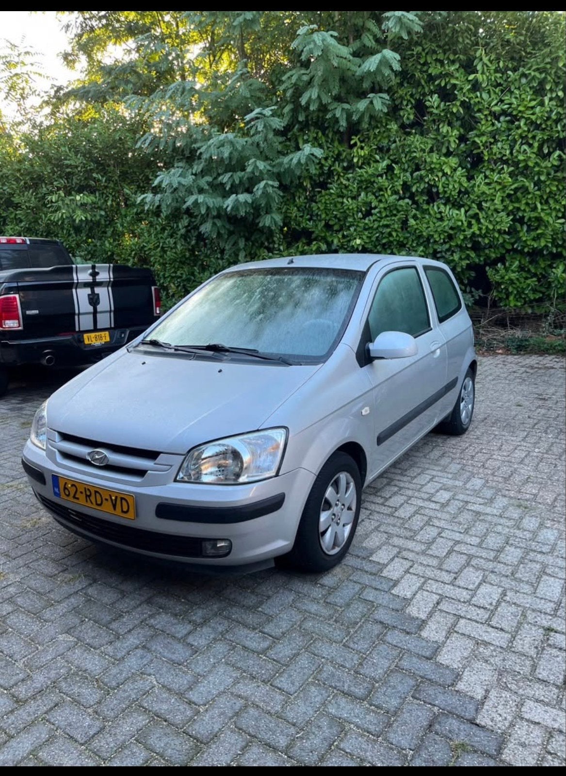 Hyundai Getz 1.3 3DRS AUT 2005 Grijs, Auto's, 40 €/maand, 4 cilinders, 1006 kg, Grijs