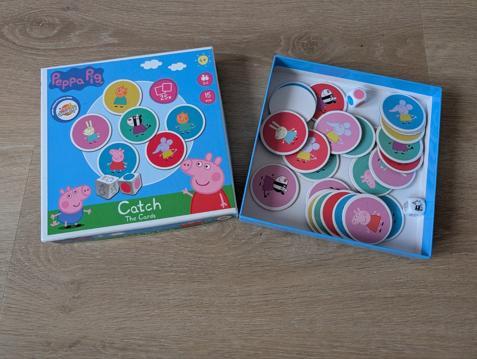 Peppa Pig cath the cards spel, Ophalen